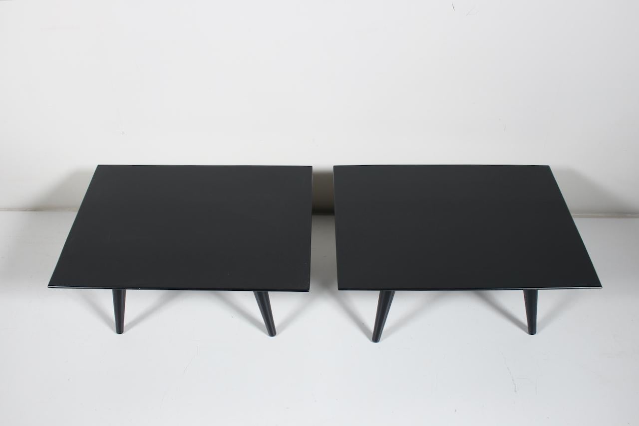 Paire de coffres à deux tiroirs en érable et noir de Paul McCobb 1503 Planner Group en vente 7
