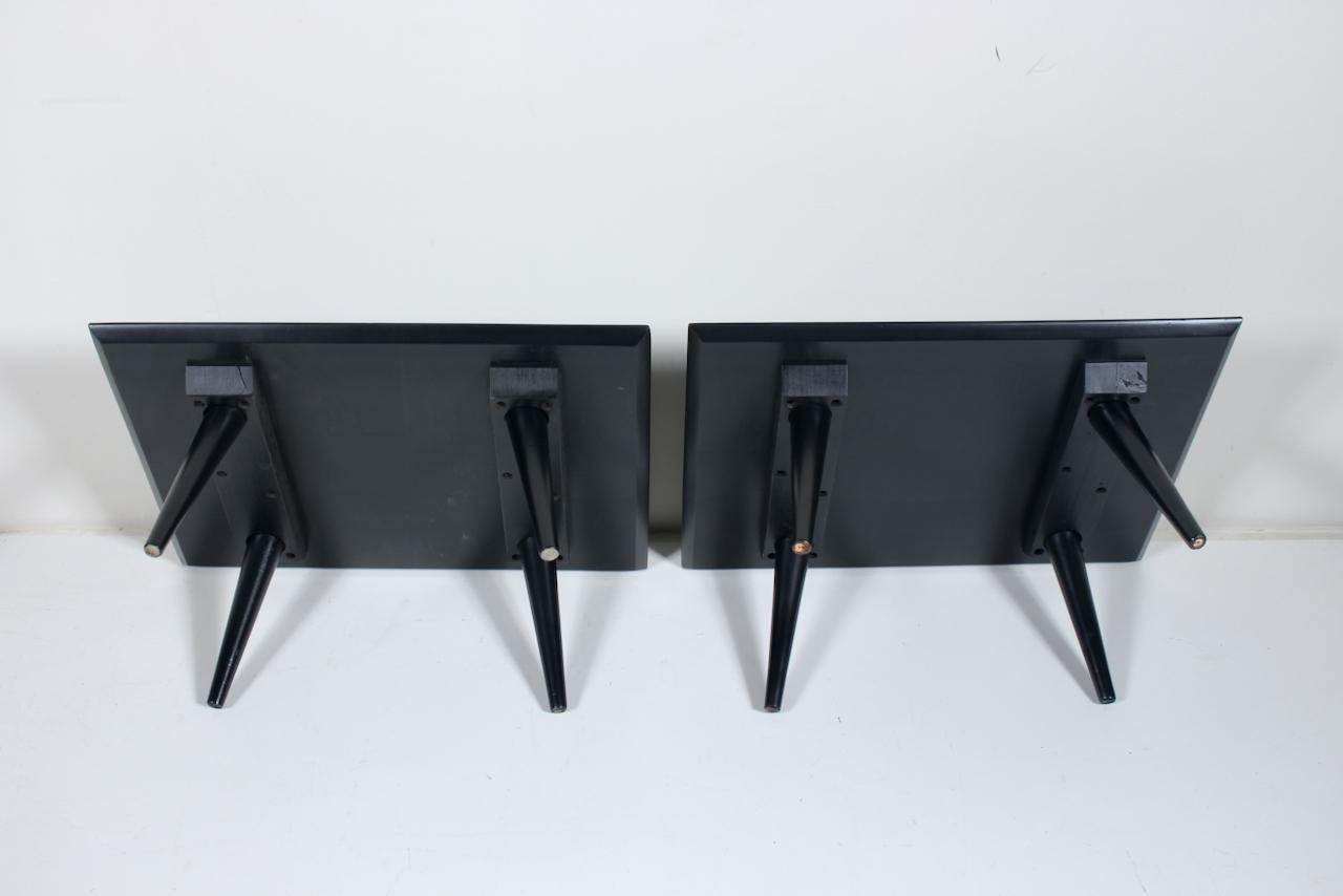 Paire de coffres à deux tiroirs en érable et noir de Paul McCobb 1503 Planner Group en vente 8