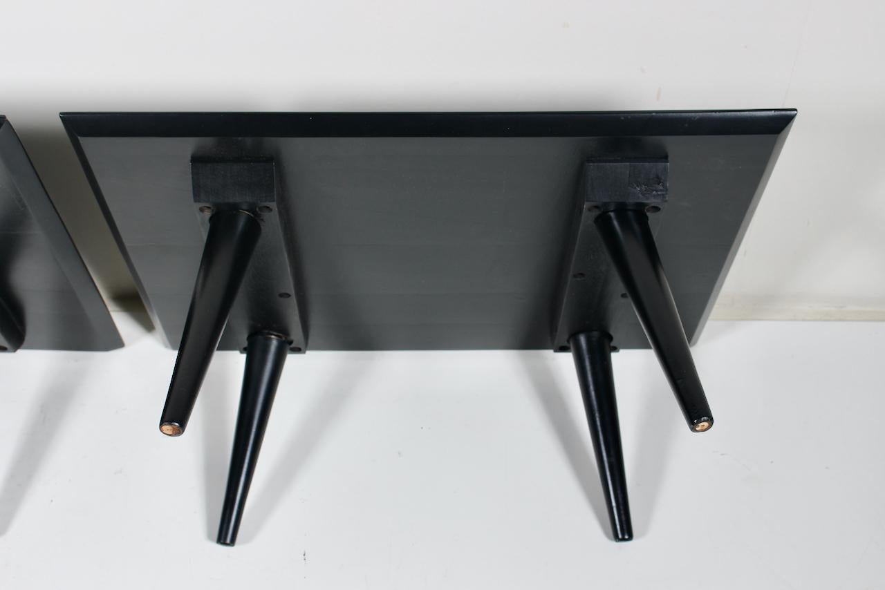 Paire de coffres à deux tiroirs en érable et noir de Paul McCobb 1503 Planner Group en vente 10