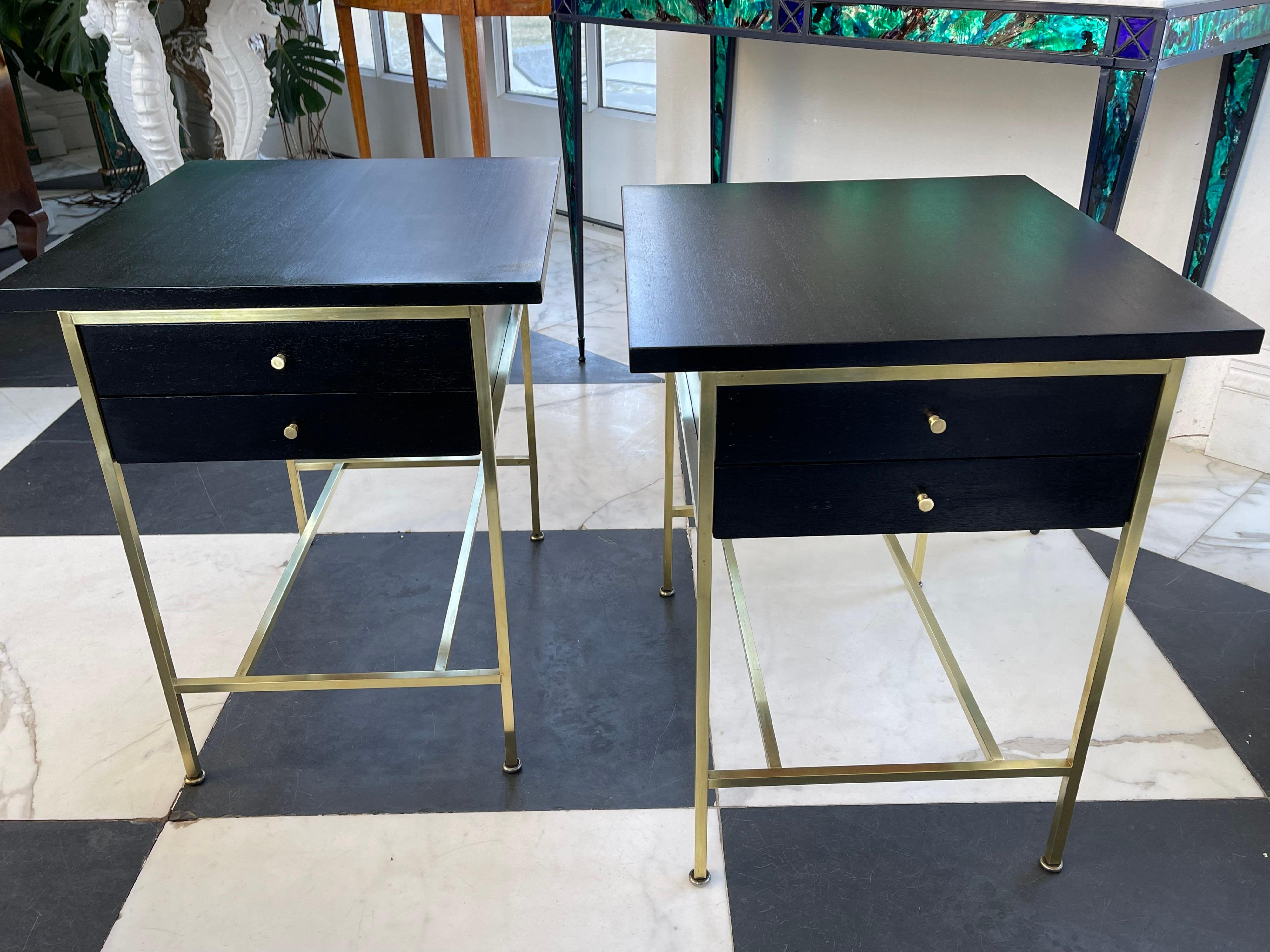 Pair of Paul McCobb Bed Side Tables  For Sale 3
