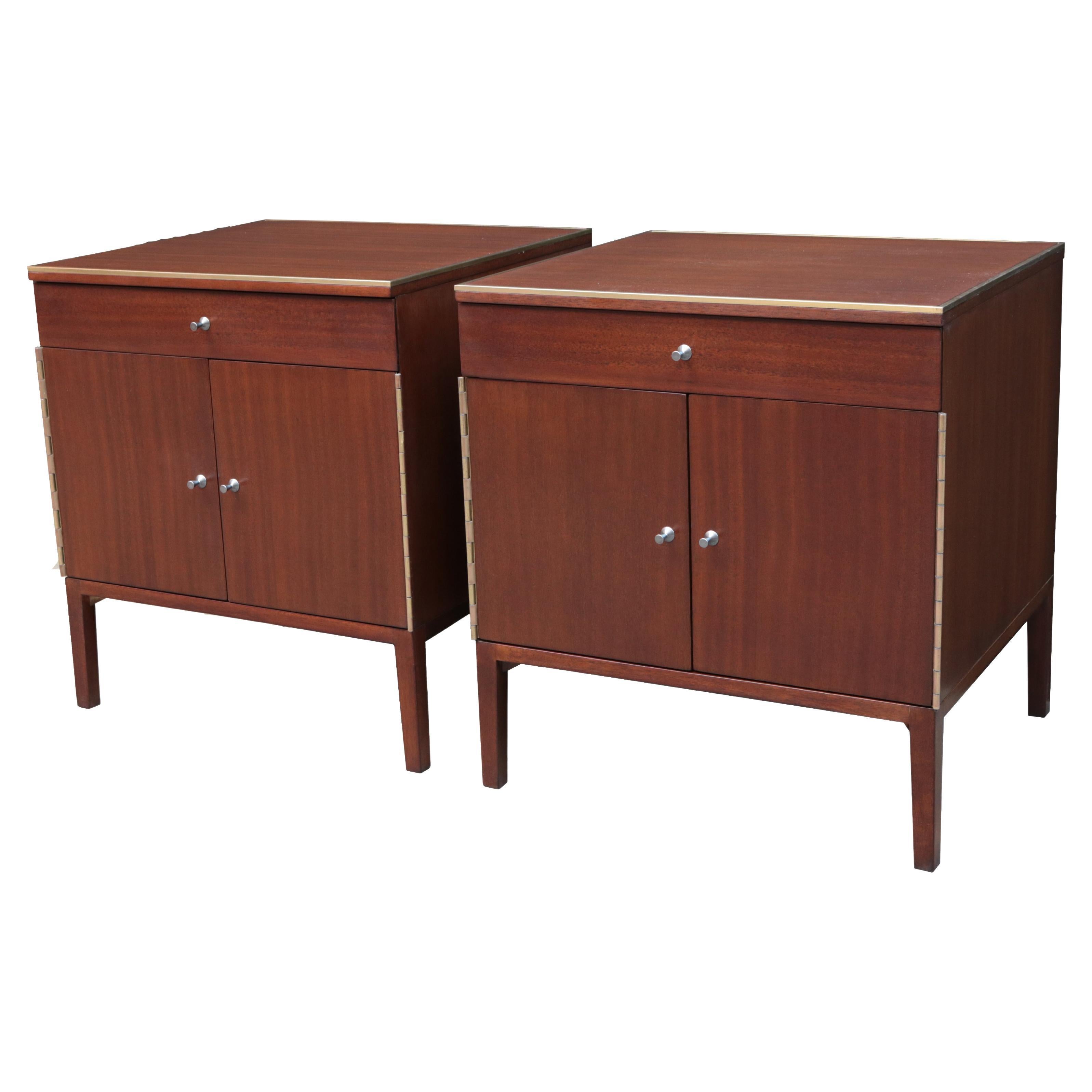 Pair of Paul McCobb Designed Modernist Side Cabinets