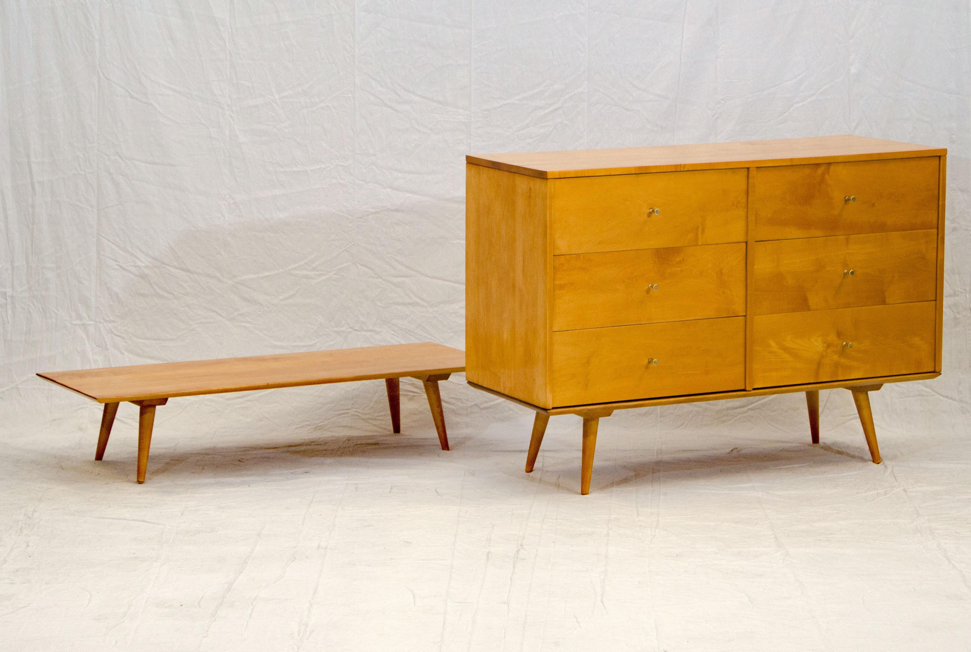 American Pair of Paul McCobb Dressers / Chests on Platforms, Planner Group