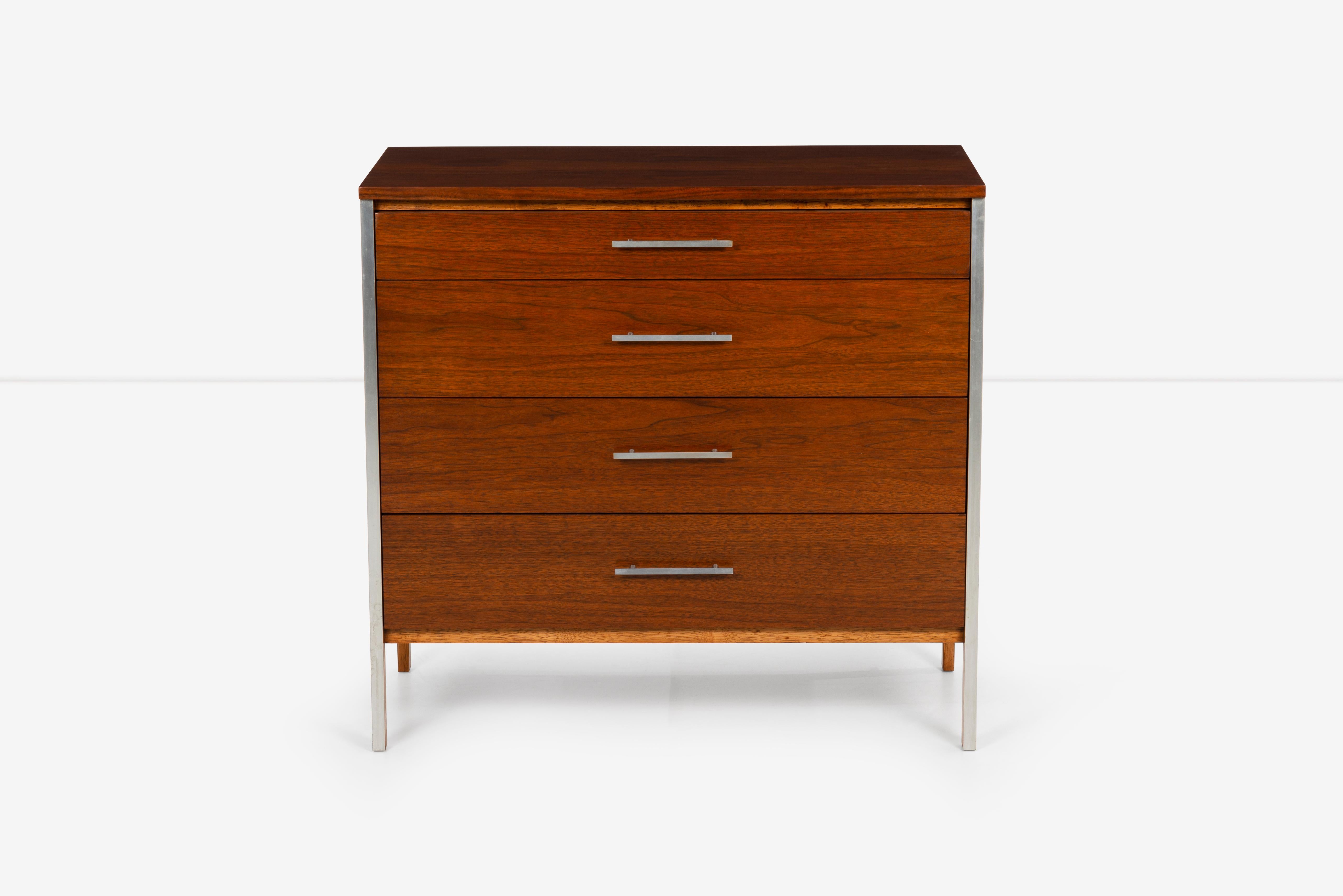 Stainless Steel Pair of Paul McCobb for Calvin Dressers