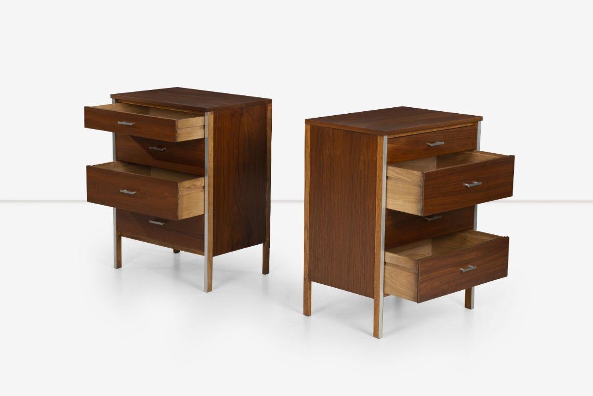 American Pair of Paul McCobb for Calvin Four Drawer Dressers For Sale