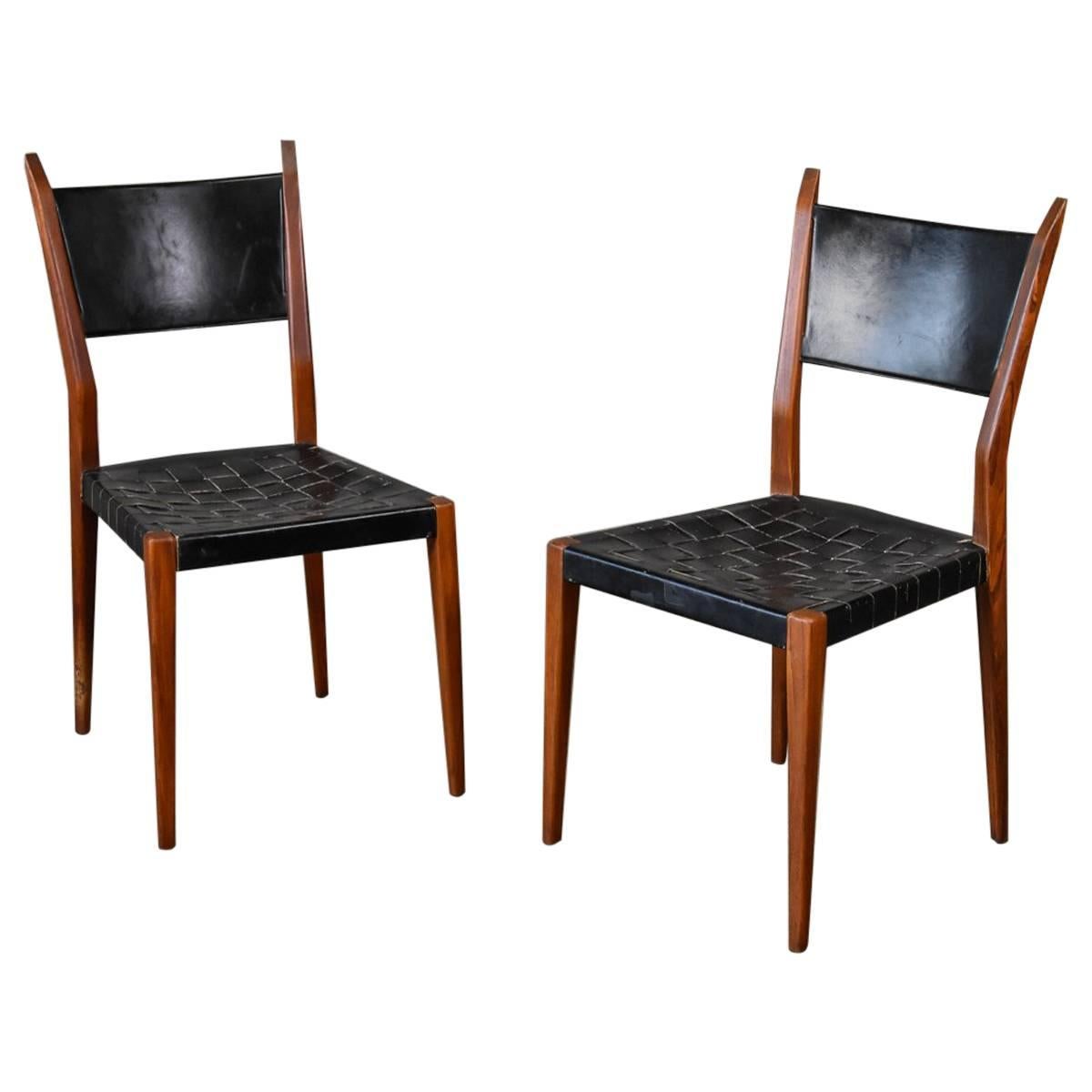 Pair of Paul McCobb for Directional Side Chairs For Sale