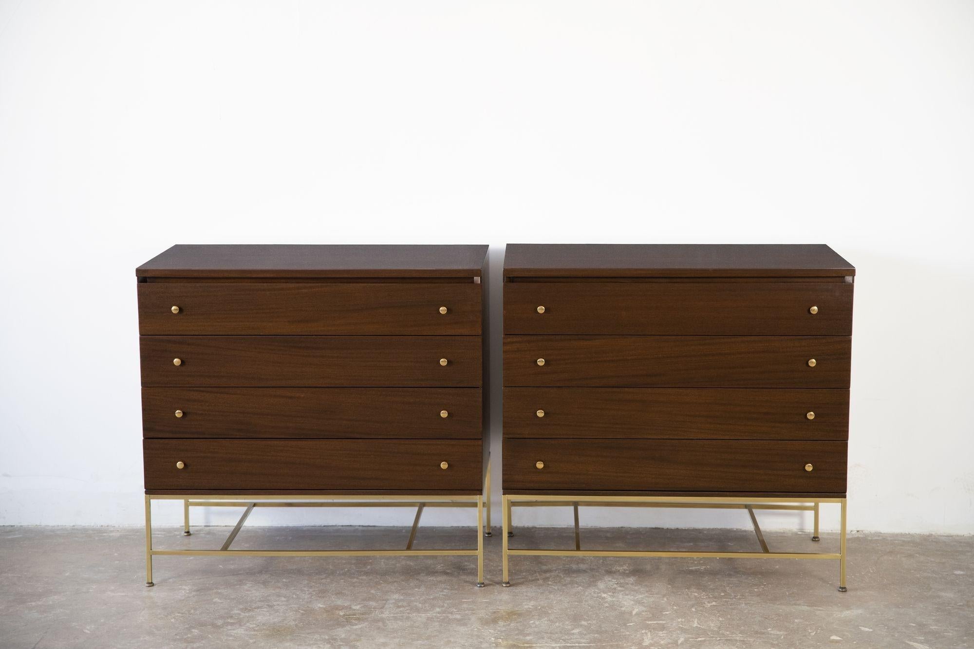 20th Century Pair of Paul McCobb Irwin Collection Chests for Calvin Group 1950s