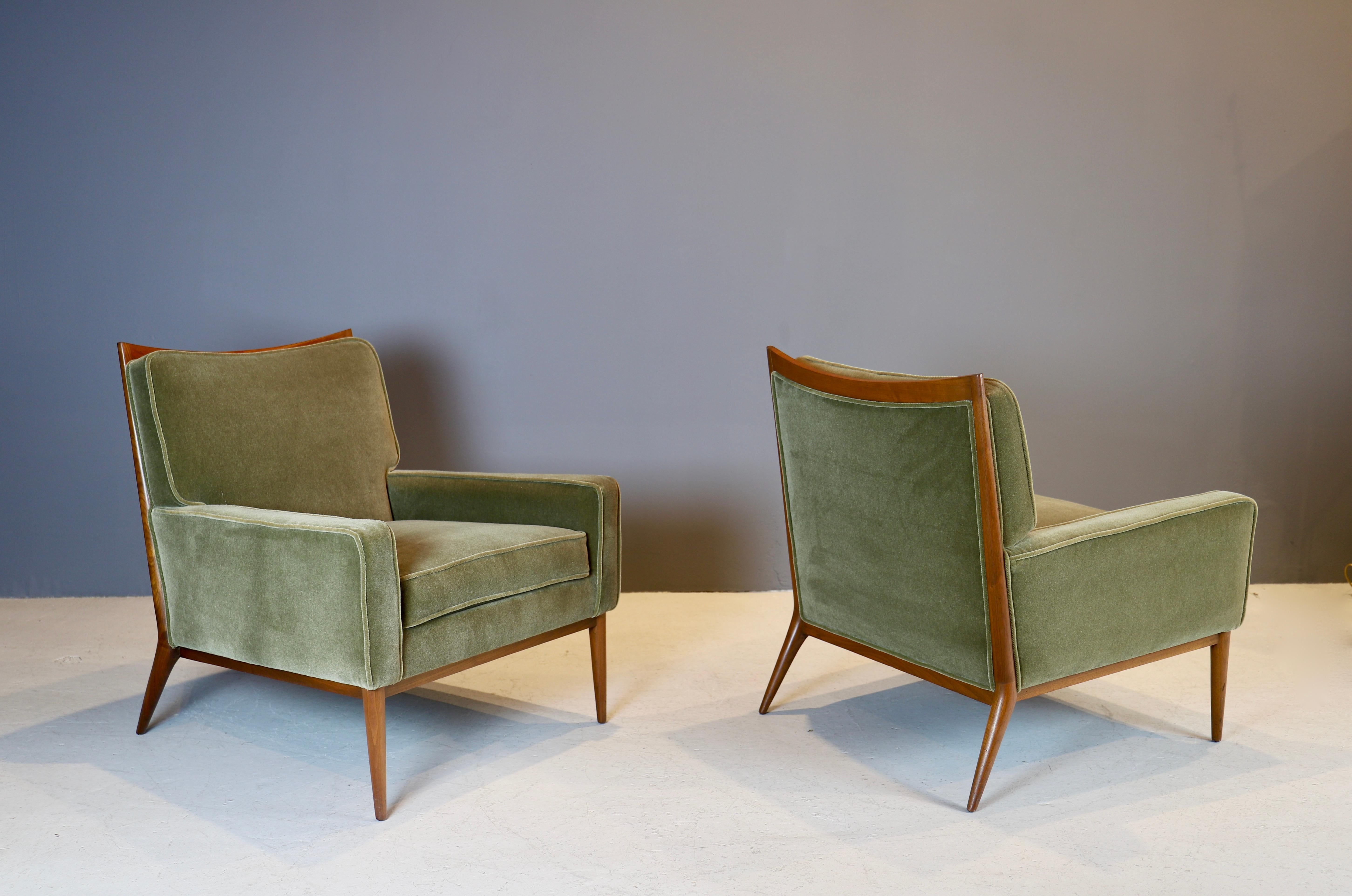 Pair of Paul McCobb Lounge Chairs for Calvin, 1950s In Excellent Condition In New York, NY