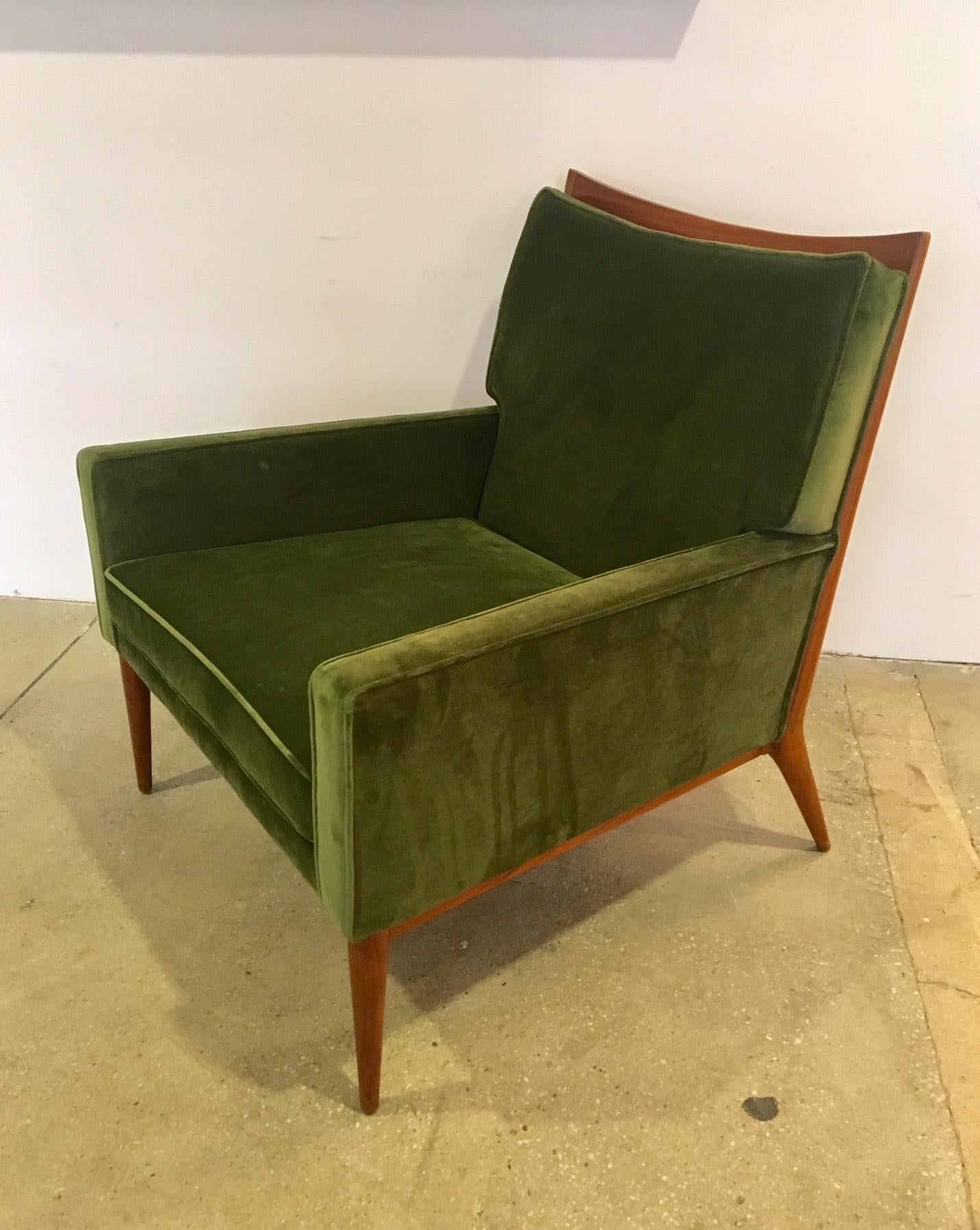 Mid-Century Modern Pair of Paul McCobb Lounge Chairs for Directional, 1950s