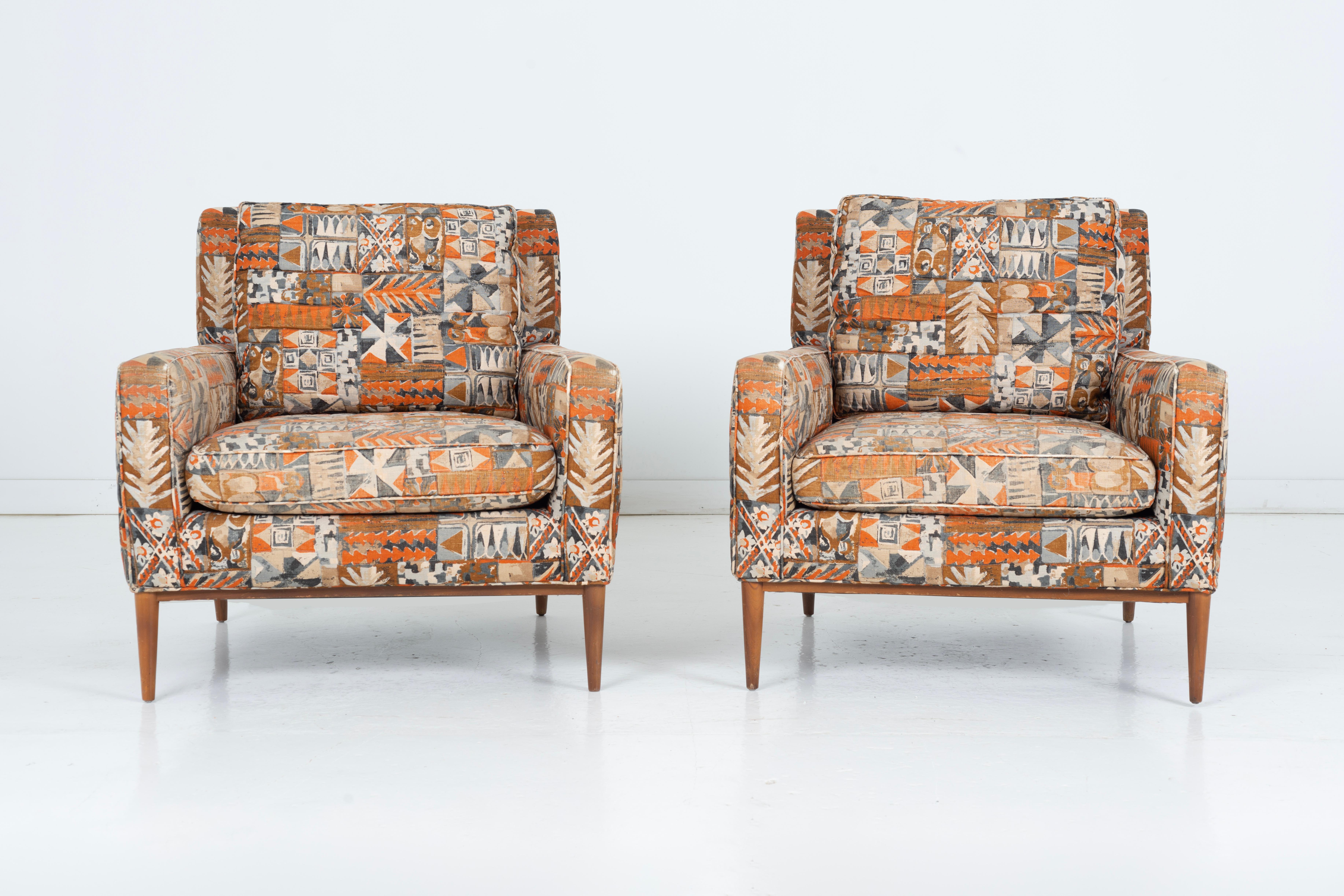 Mid-Century Modern Paire de fauteuils de salon Paul McCobb en vente