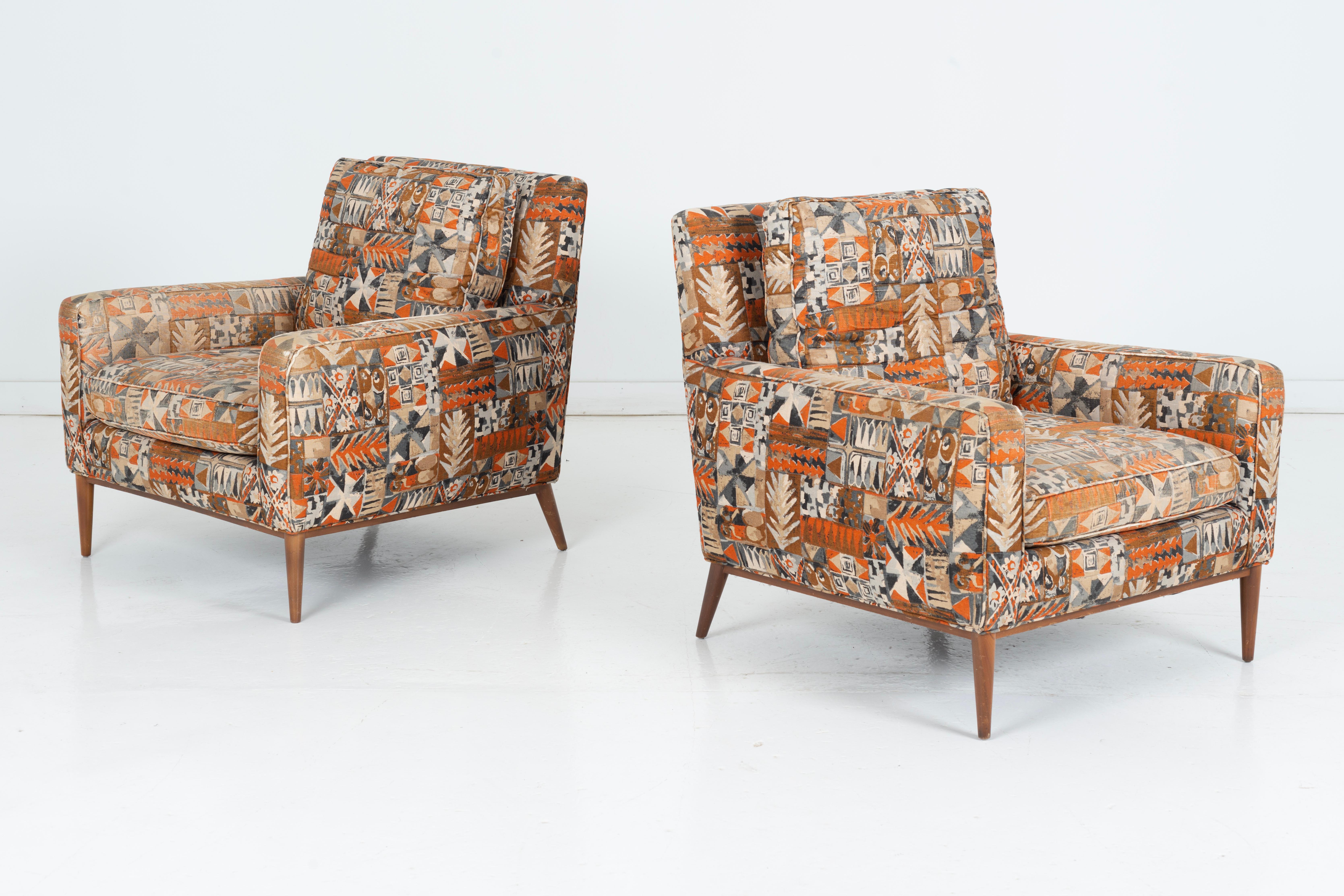 American Pair of Paul McCobb Lounge Chairs For Sale