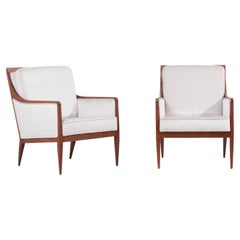 Pair of Milo Baughman Lounge or Arm Chairs for Directional USA