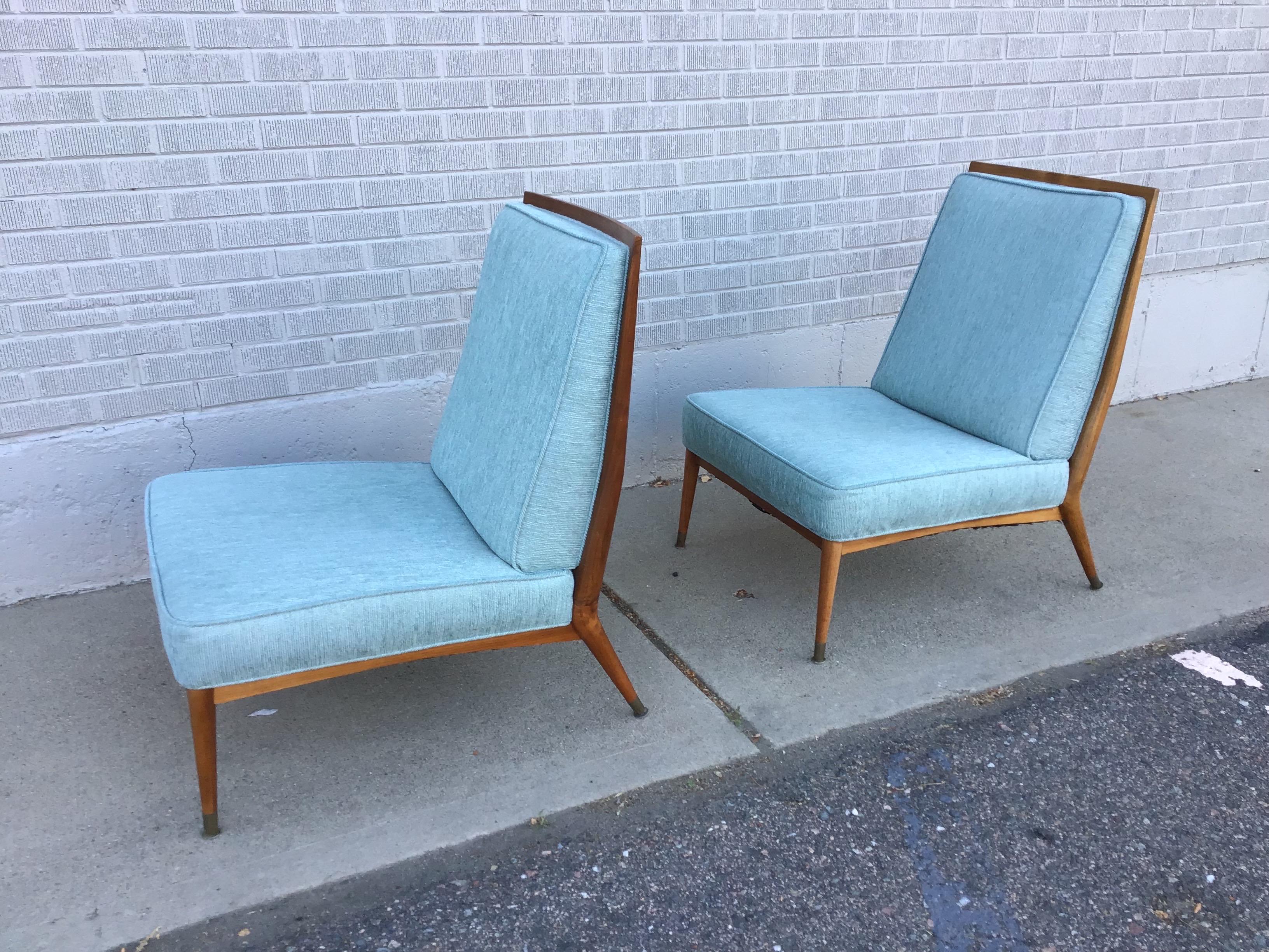 Paire de chaises à pantoufles Model No 400 de Paul McCobb pour Custom Craft, vers 1955 en vente 4