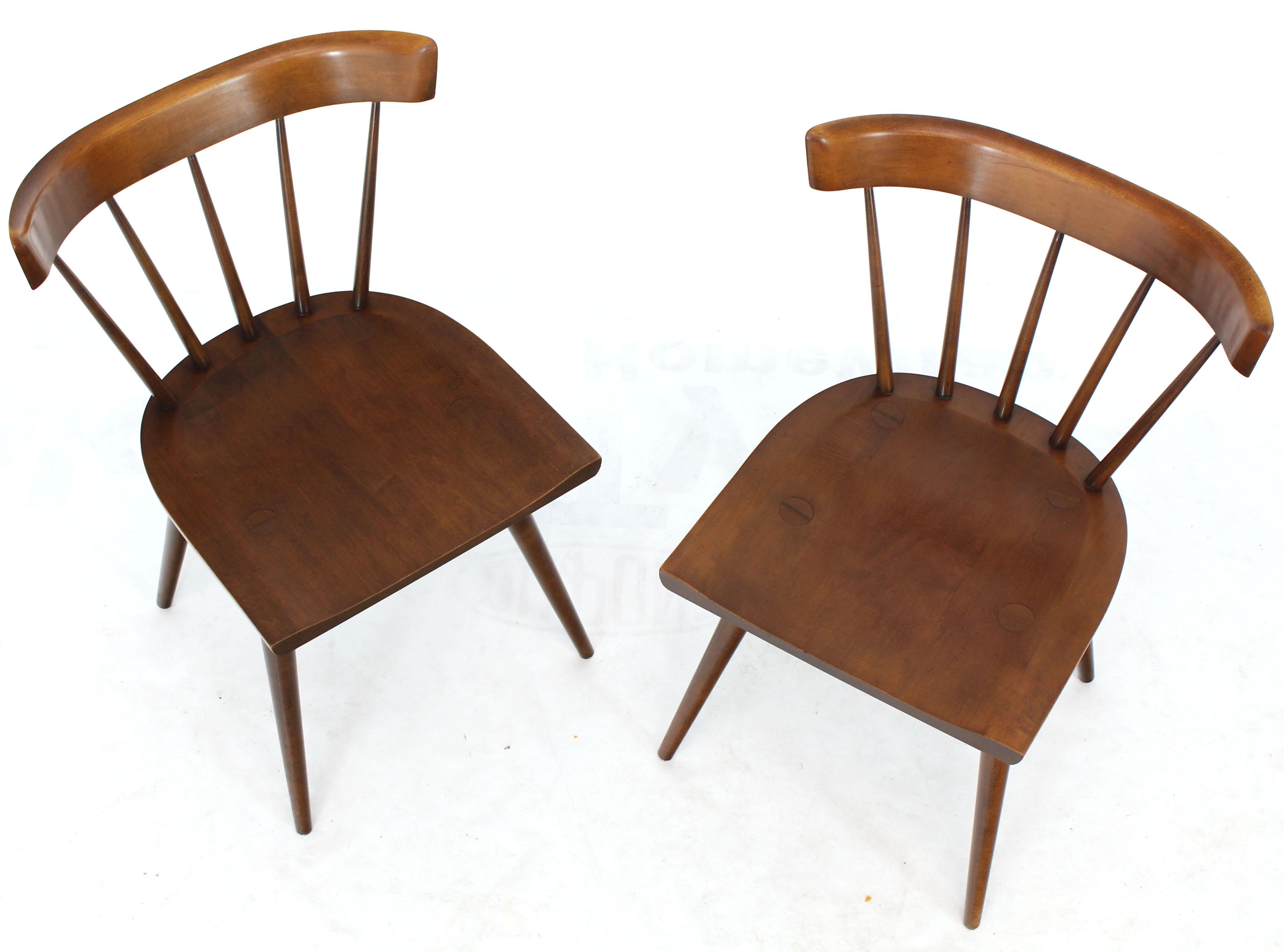 American Pair of Paul McCobb Planner Group Dining Chairs Windsor Style