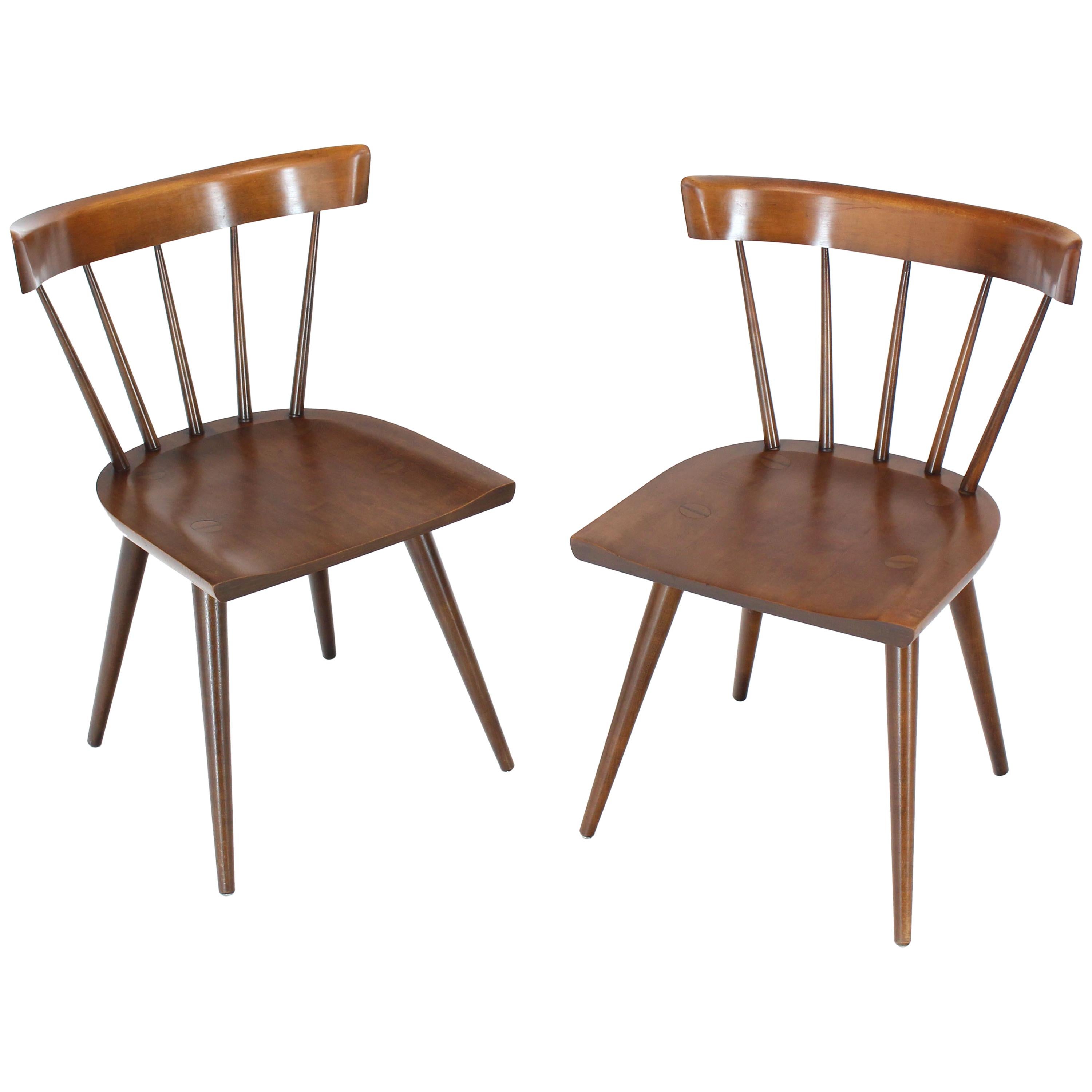 Pair of Paul McCobb Planner Group Dining Chairs Windsor Style