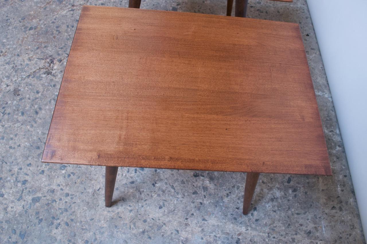 Pair of Paul McCobb Planner Group Maple Side Tables 5
