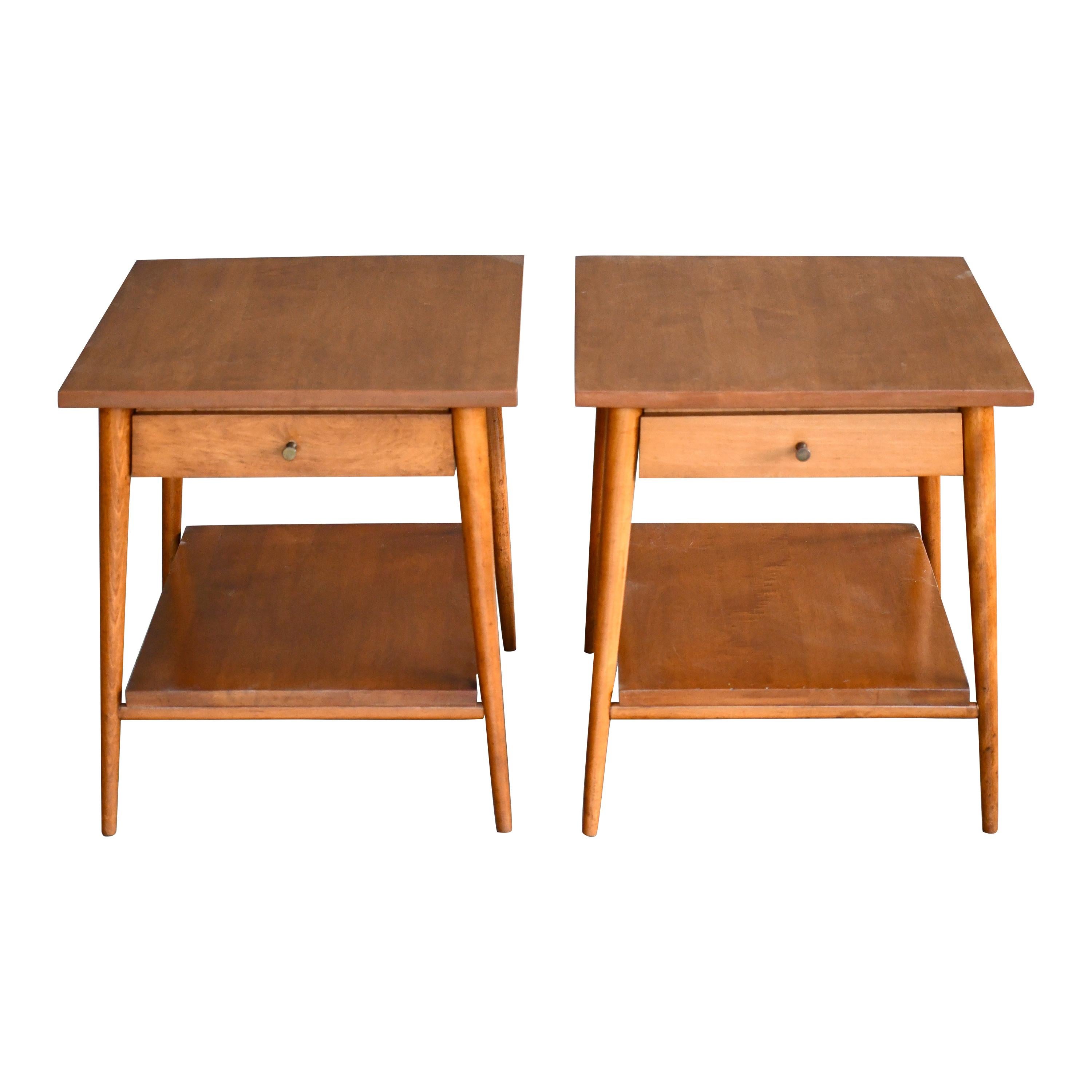 Pair of Paul McCobb "Planner Group" Nightstands or End Tables 1950's