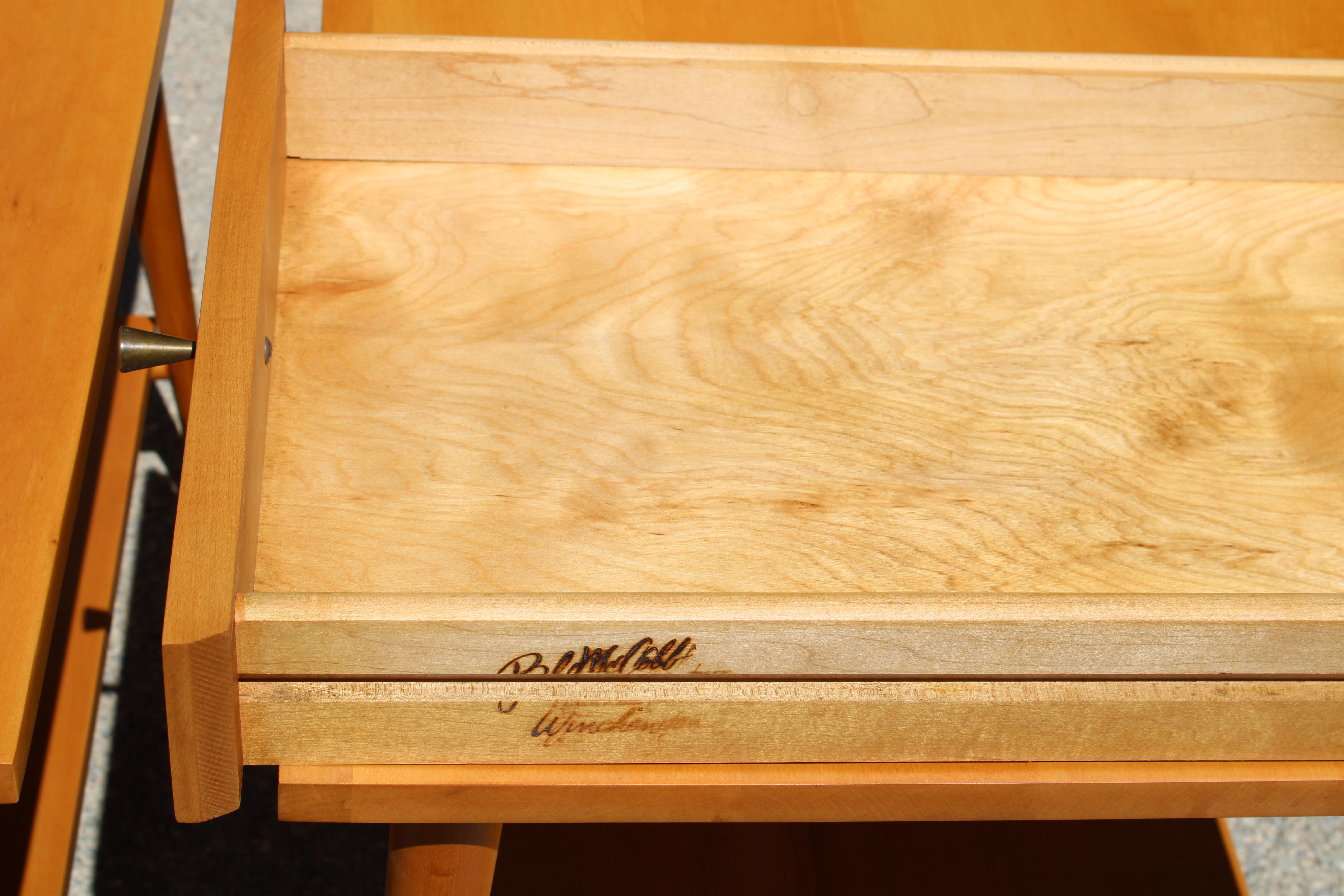 Pair of Paul McCobb Planner Group Side Tables for Winchendon In Good Condition For Sale In Palm Springs, CA