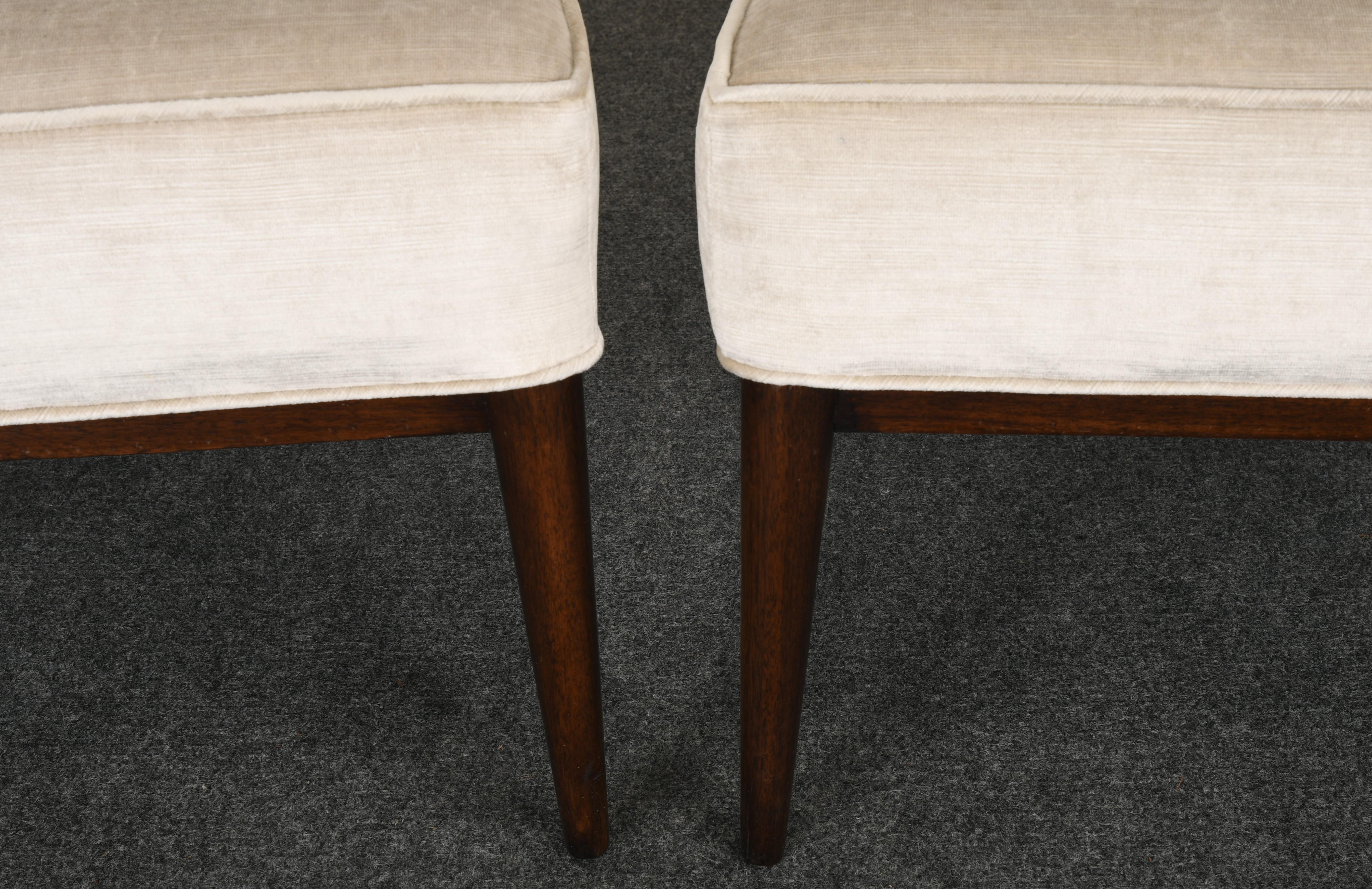 Pair of Paul McCobb Slipper Chairs for Directional, 1950s 2