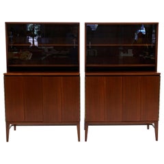 Used Pair of Paul McCobb Storage Cabinets for Use with or Without the Top Section