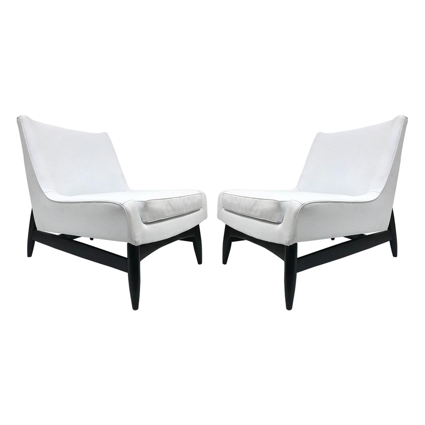 Pair of Paul McCobb Style Lounge Chairs