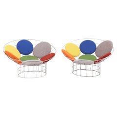 Pair of “Peacock chairs” by Verner Panton, 1960s