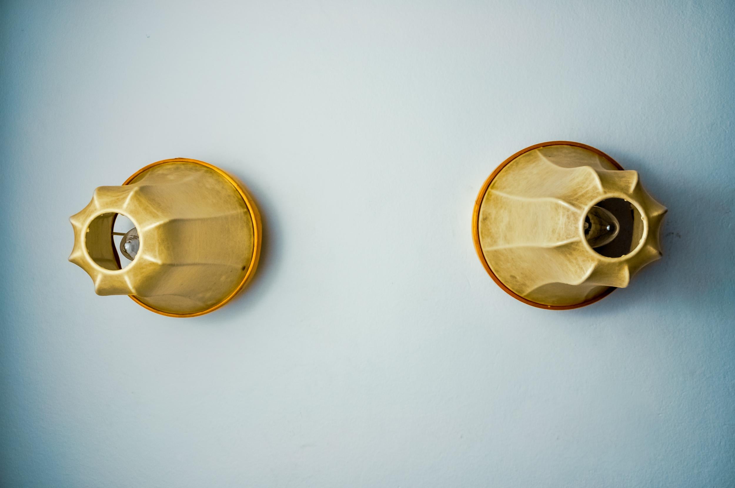 Hollywood Regency Pair of pear-shaped 