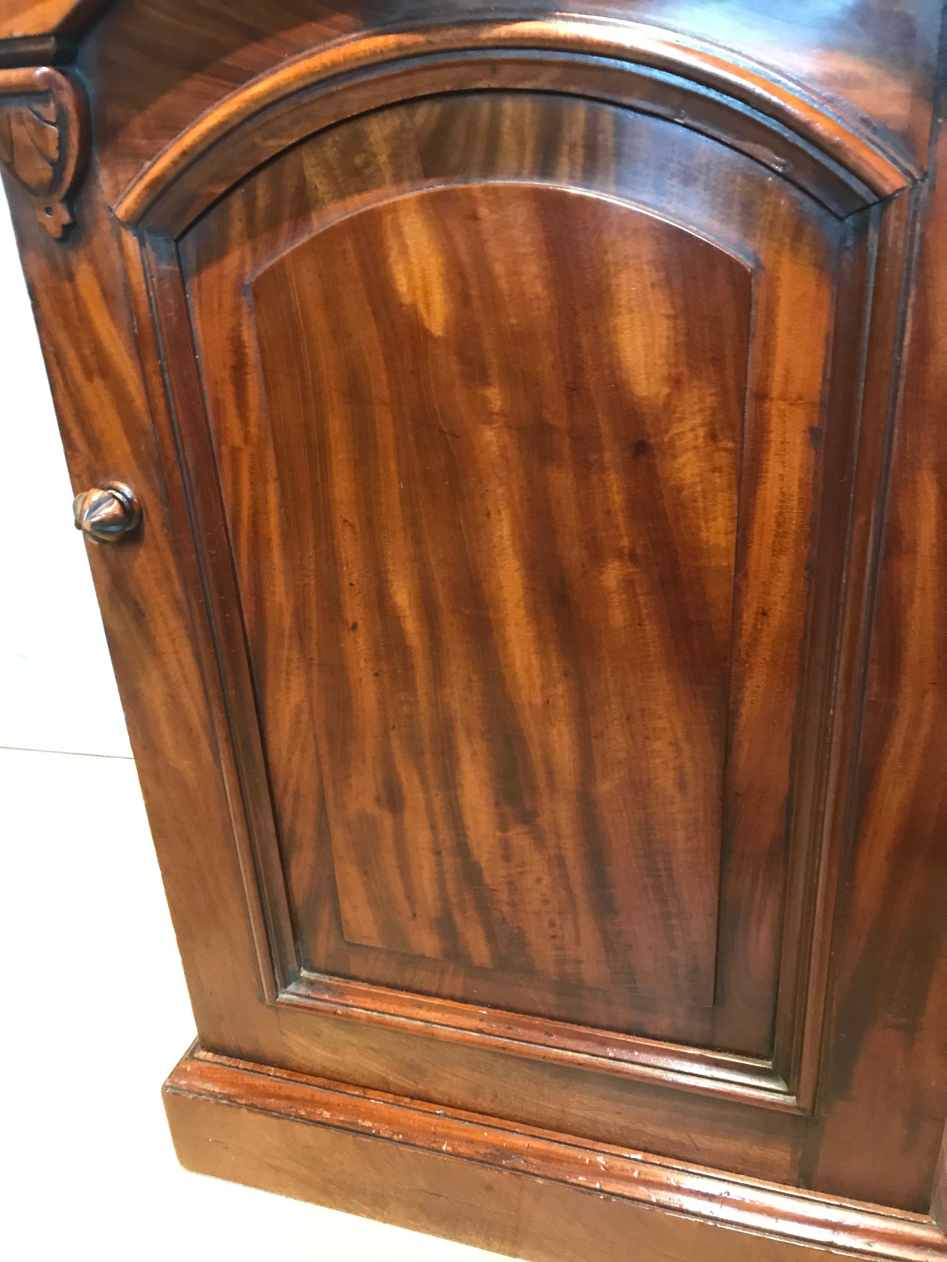 Pair of Pedestal Cabinets For Sale 6