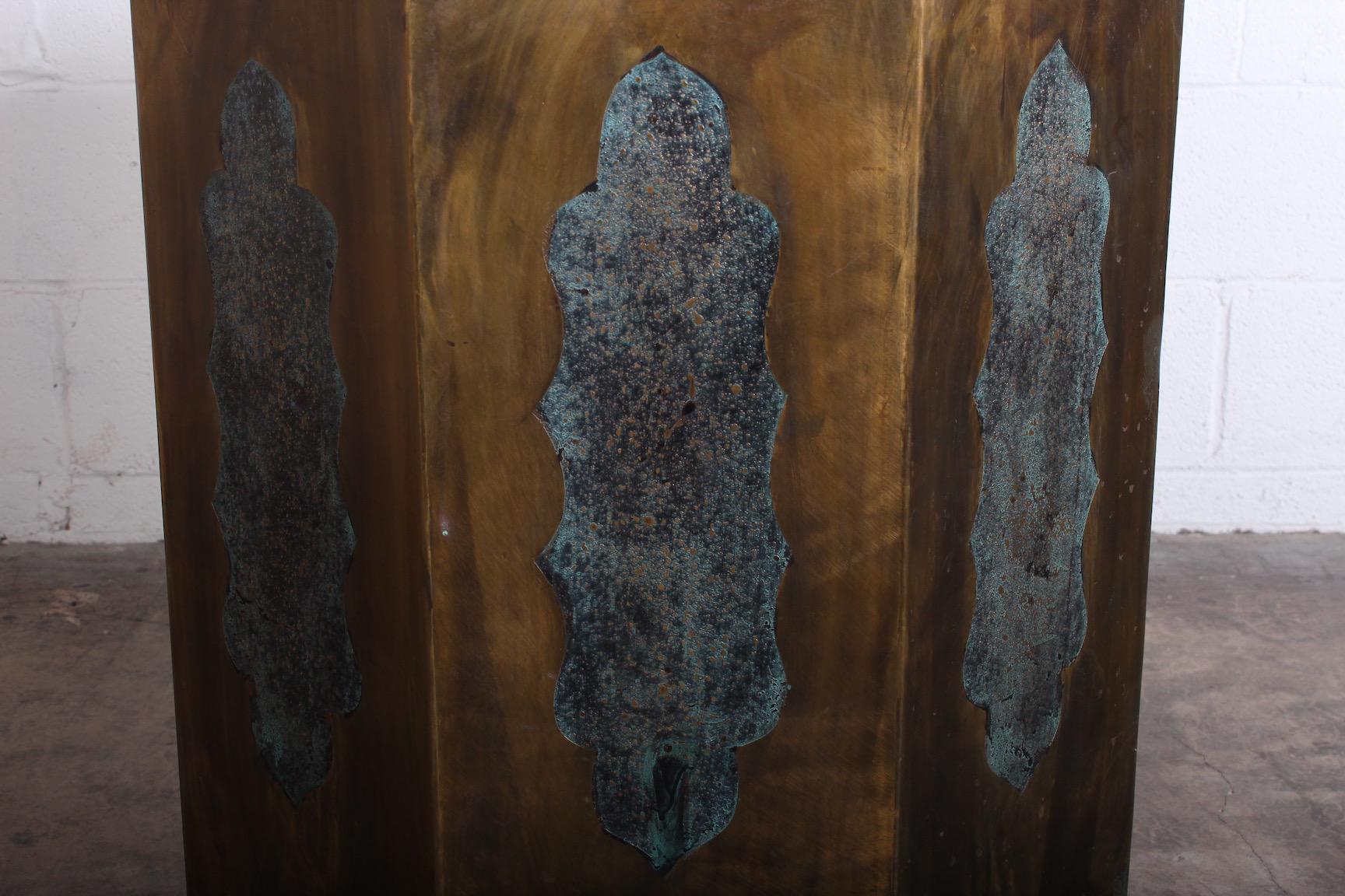 Pair of Pedestal Table Bases by Philip & Kelvin LaVerne 1