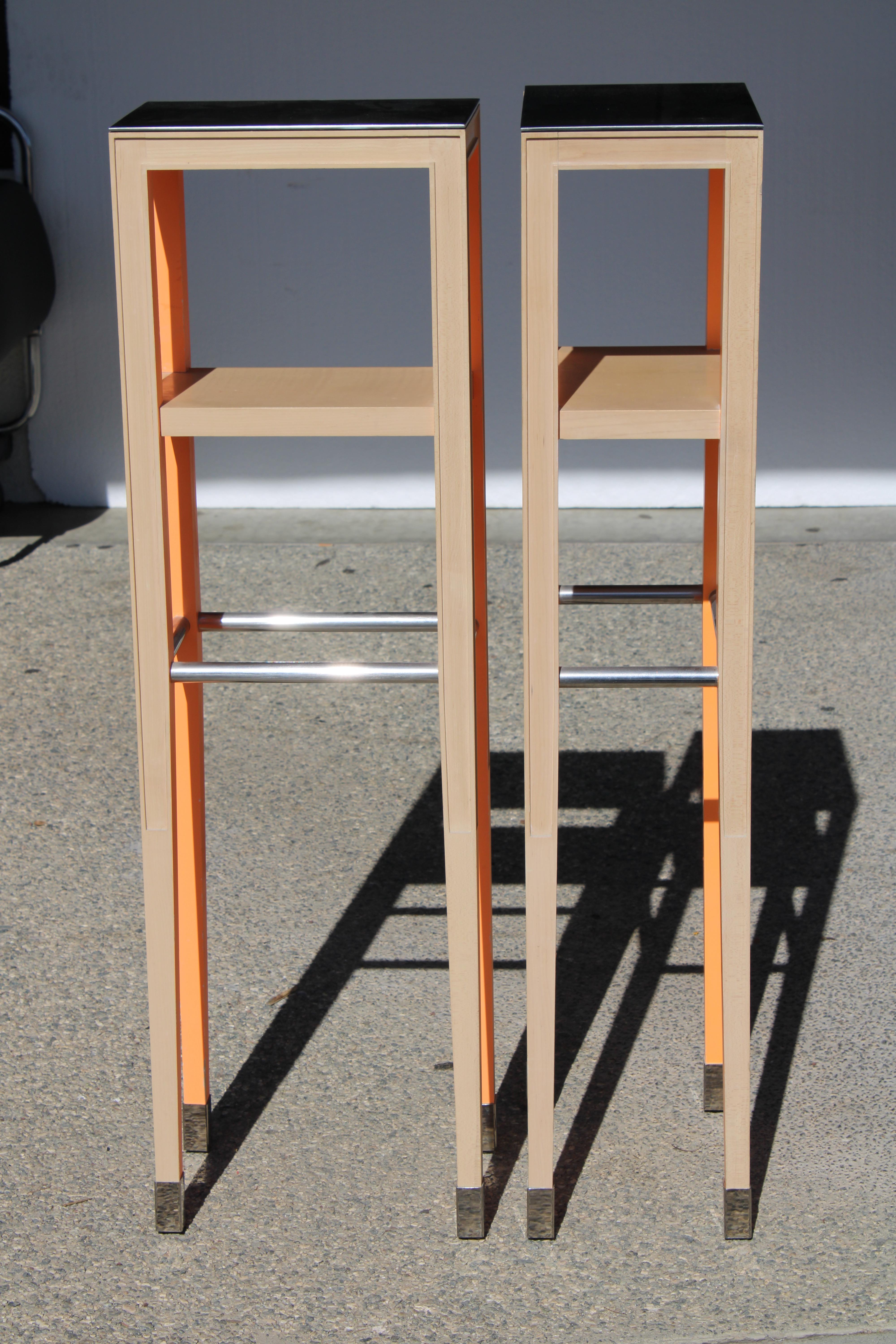 Modern Pair of Pedestals by Philippe Starck for the Clift Hotel, San Francisco, CA. For Sale