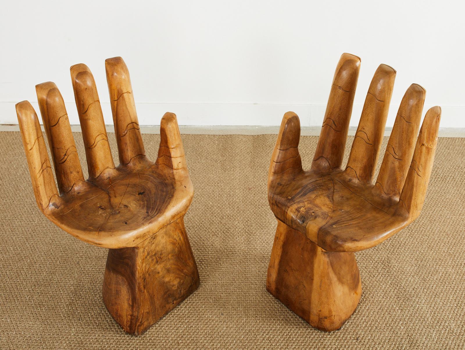 wooden hand chairs