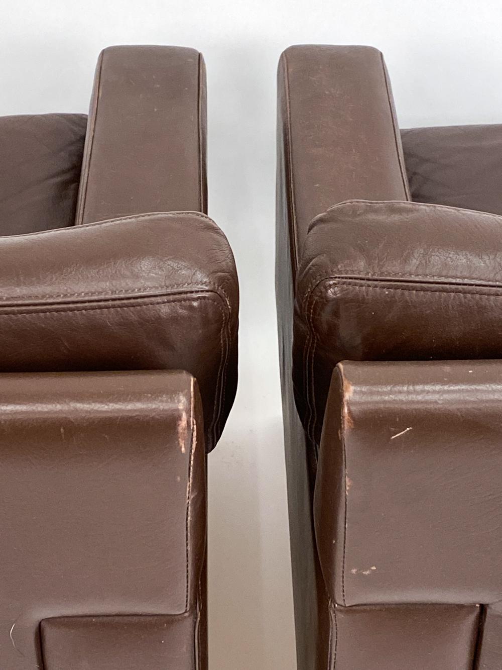 Pair of Peem Finland Beech & Leather Club Chairs  For Sale 5