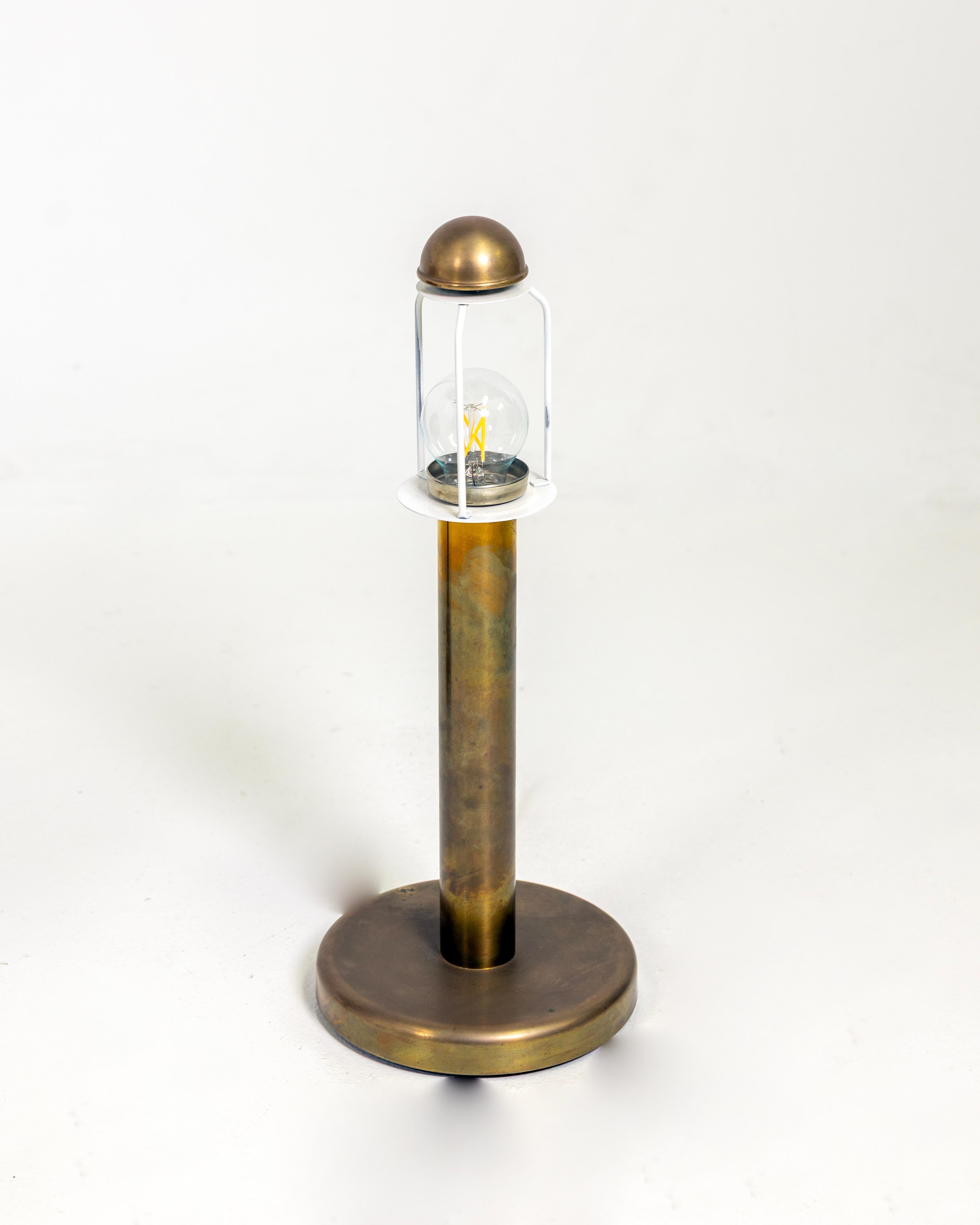 Pair of Peil & Putzler Glass and Brass Table Lamps, Germany 1970s, Murano For Sale 6
