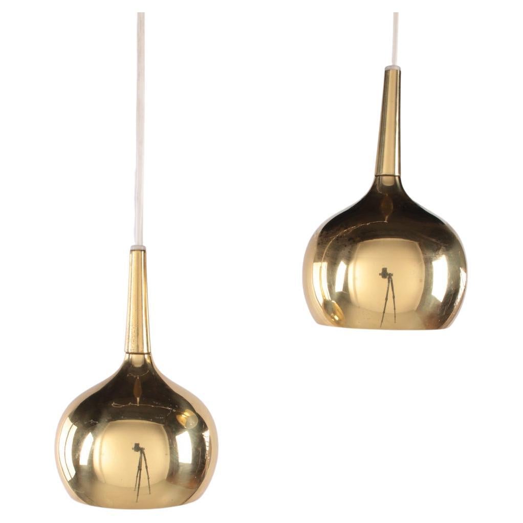 Pair of Pendant Lamps by Hans-agne Jakobsson for Markaryd AB, 60s For Sale