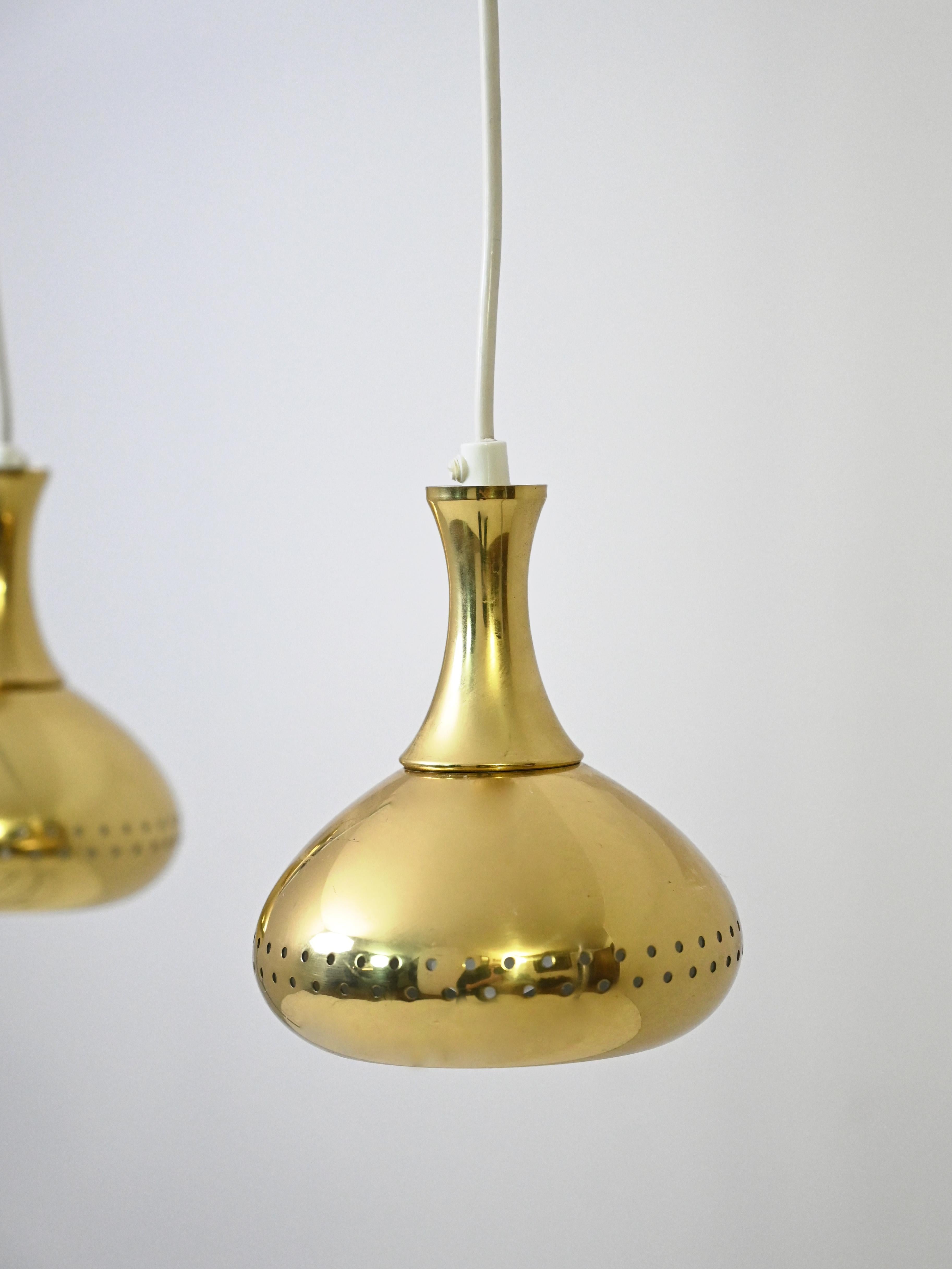 Pair of Pendant Lamps by Hans-Agne Jakobsson for Markaryd For Sale 3