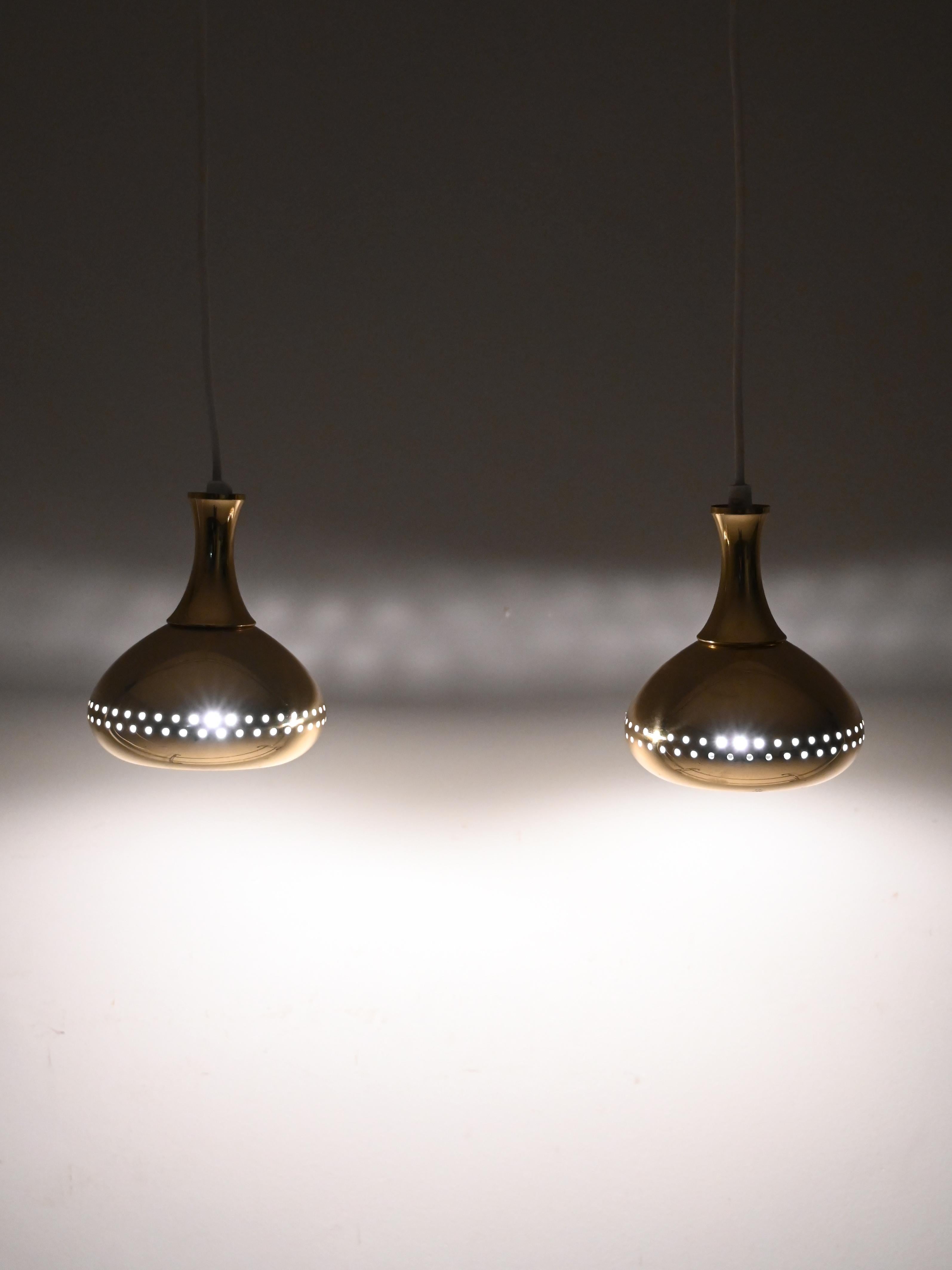 Pair of Pendant Lamps by Hans-Agne Jakobsson for Markaryd For Sale 2
