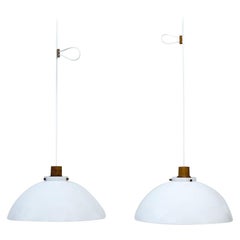 Pair of Pendant Lamps by Luxus, Sweden, 1950s