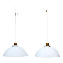 Pair of Pendant Lamps by Luxus, Sweden, 1950s