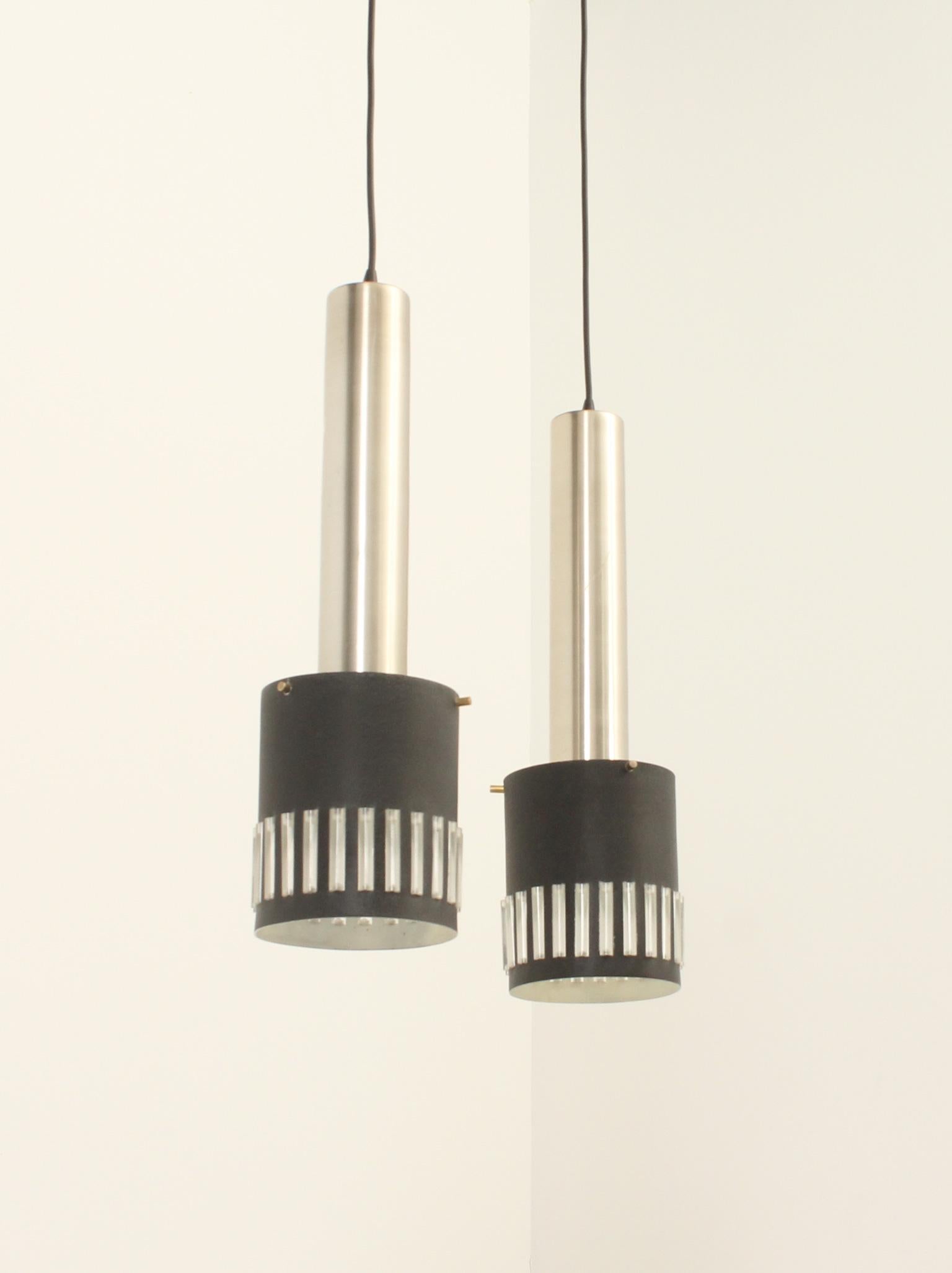 Mid-Century Modern Pair of Pendant Lamps from 1960's, Spain For Sale