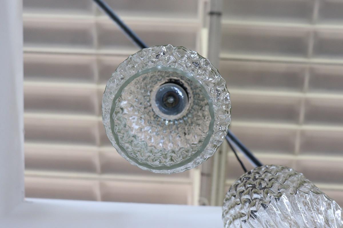 Pair of Pendant Lamps in Murano Glass, Italy 1960s en venta 3