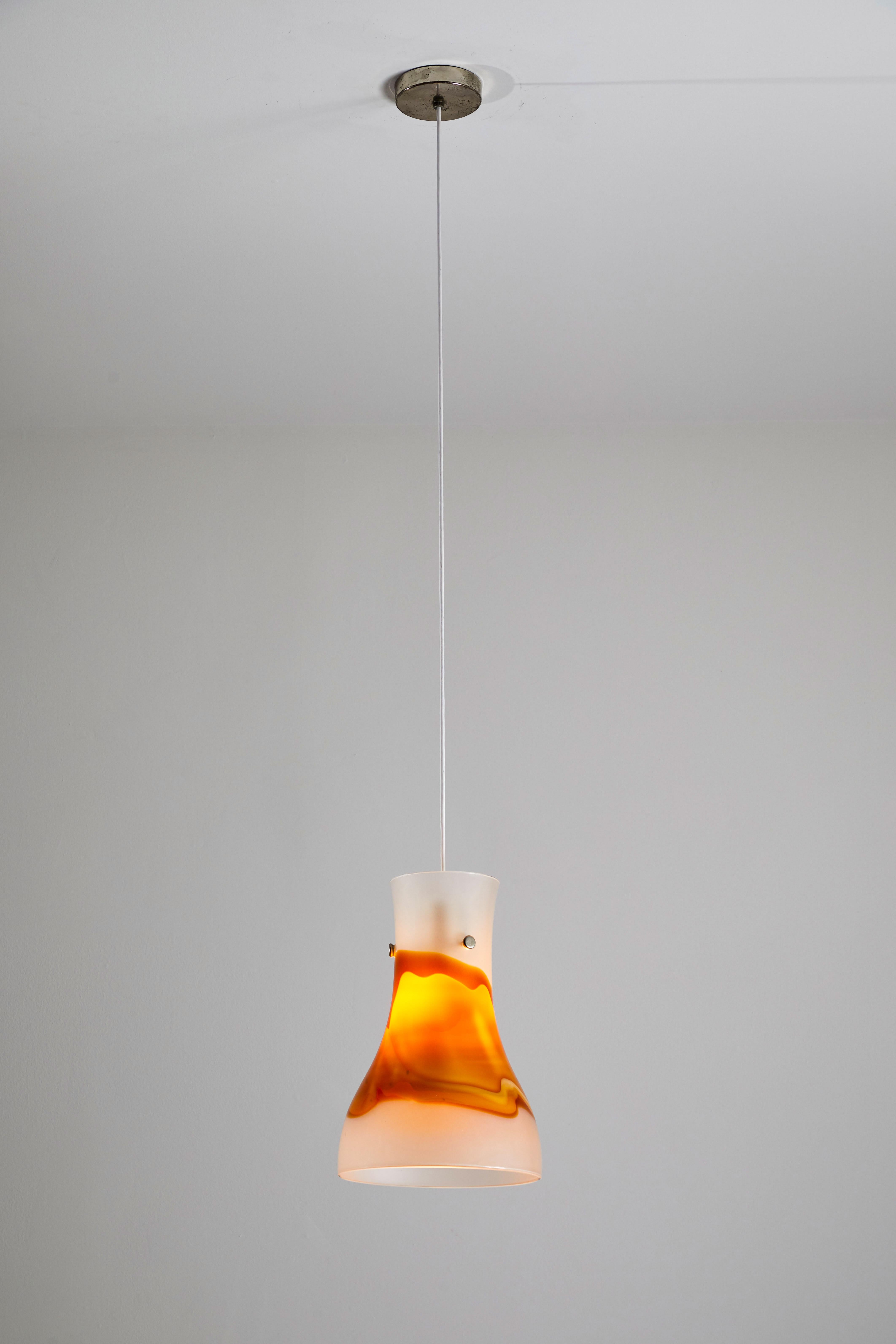 Mid-Century Modern Suspension Lights by Tobia Scarpa for Venini