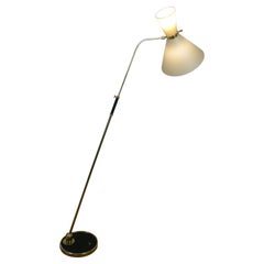 Pair of Pendulum Floor Lamps, Maison Lunel circa 1950