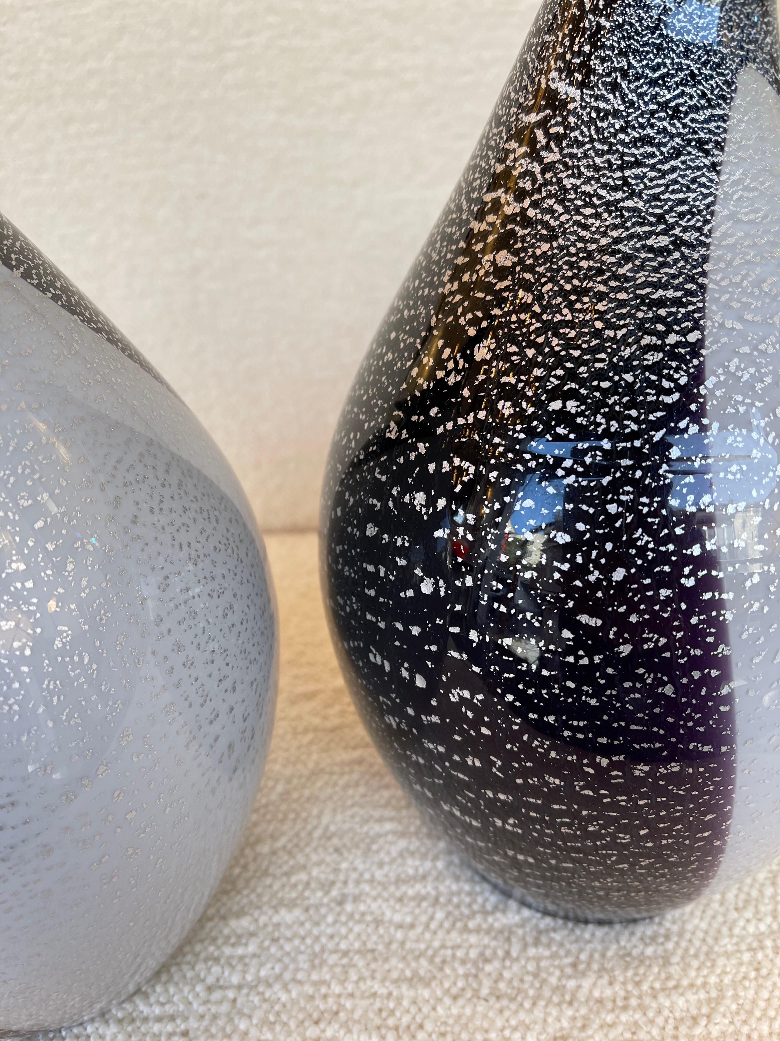 Pair of Penguin Murano Glass Lamps, Italy, 1980s For Sale 2