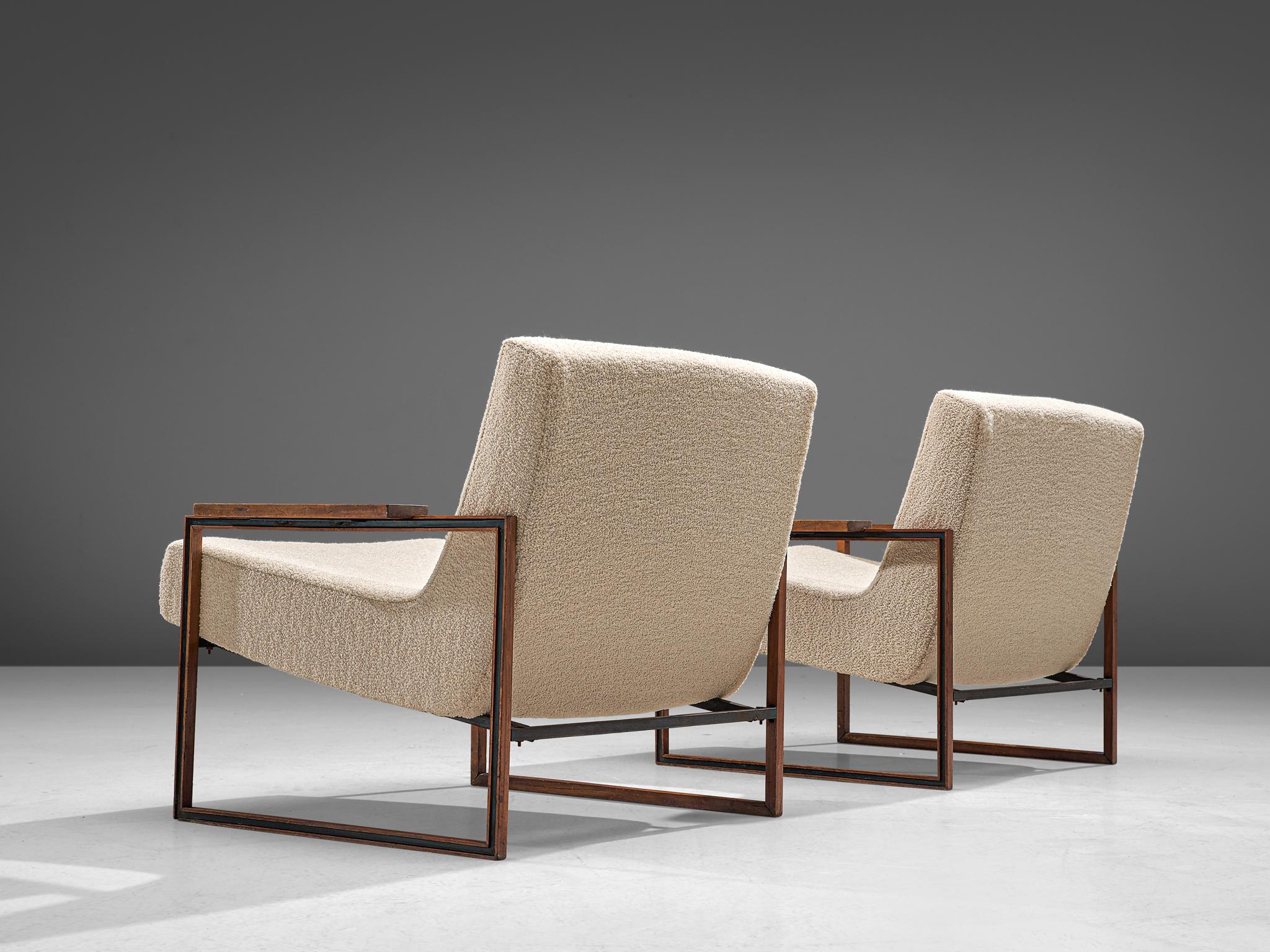 Brazilian Pair of Percival Lafer Armchairs, 1960