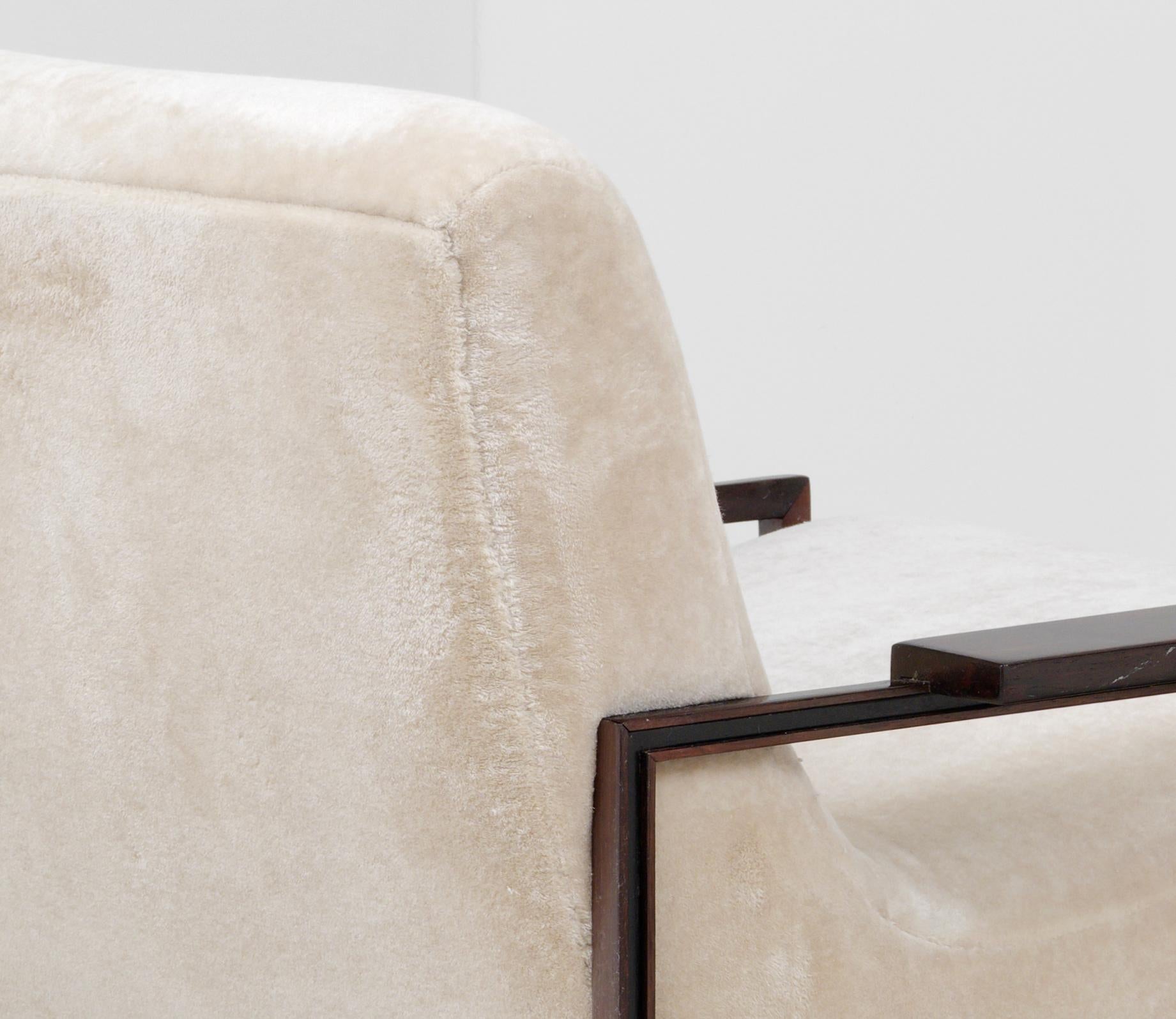 Metà XX secolo Pair of Percival Lafer armchairs, MP-5, 1950 in vendita