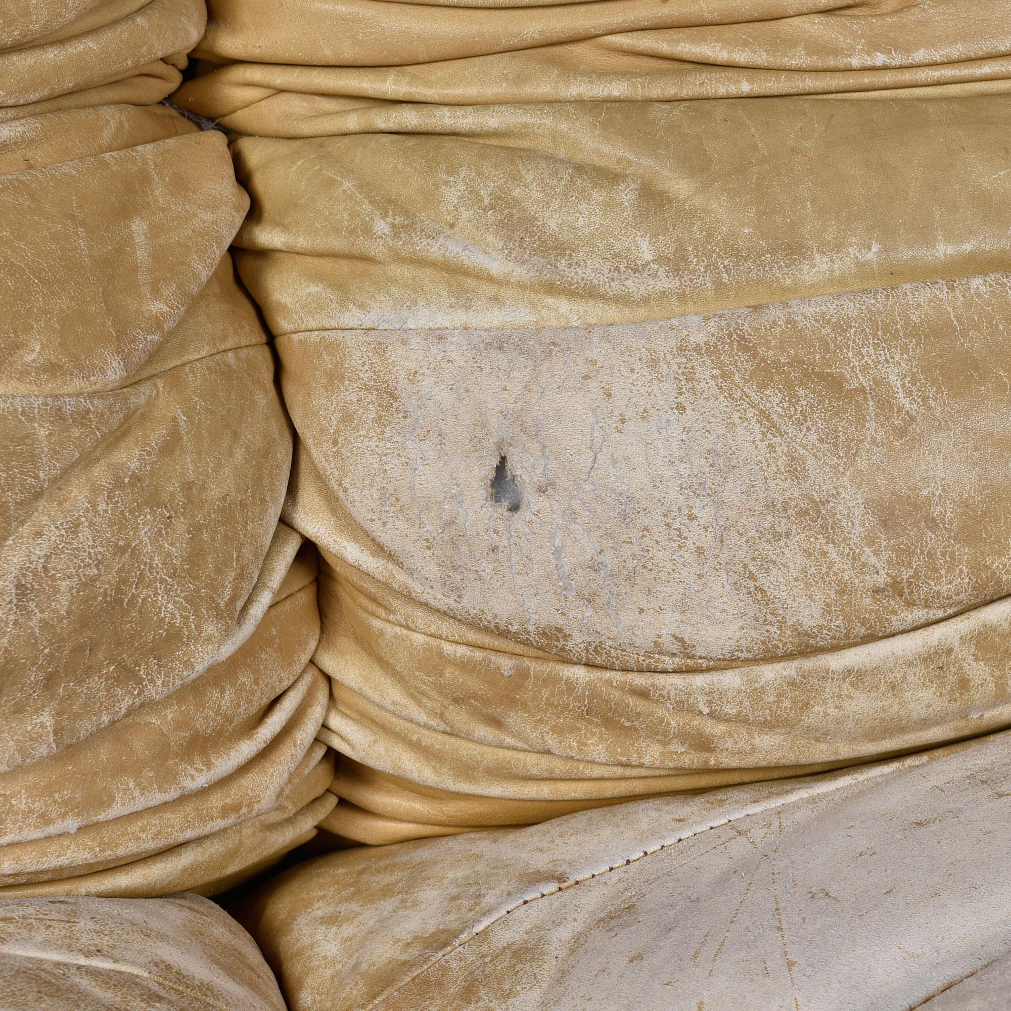 Paar Percival Lafer MP-116 modulare Loungesessel in Original Tan Leder 8