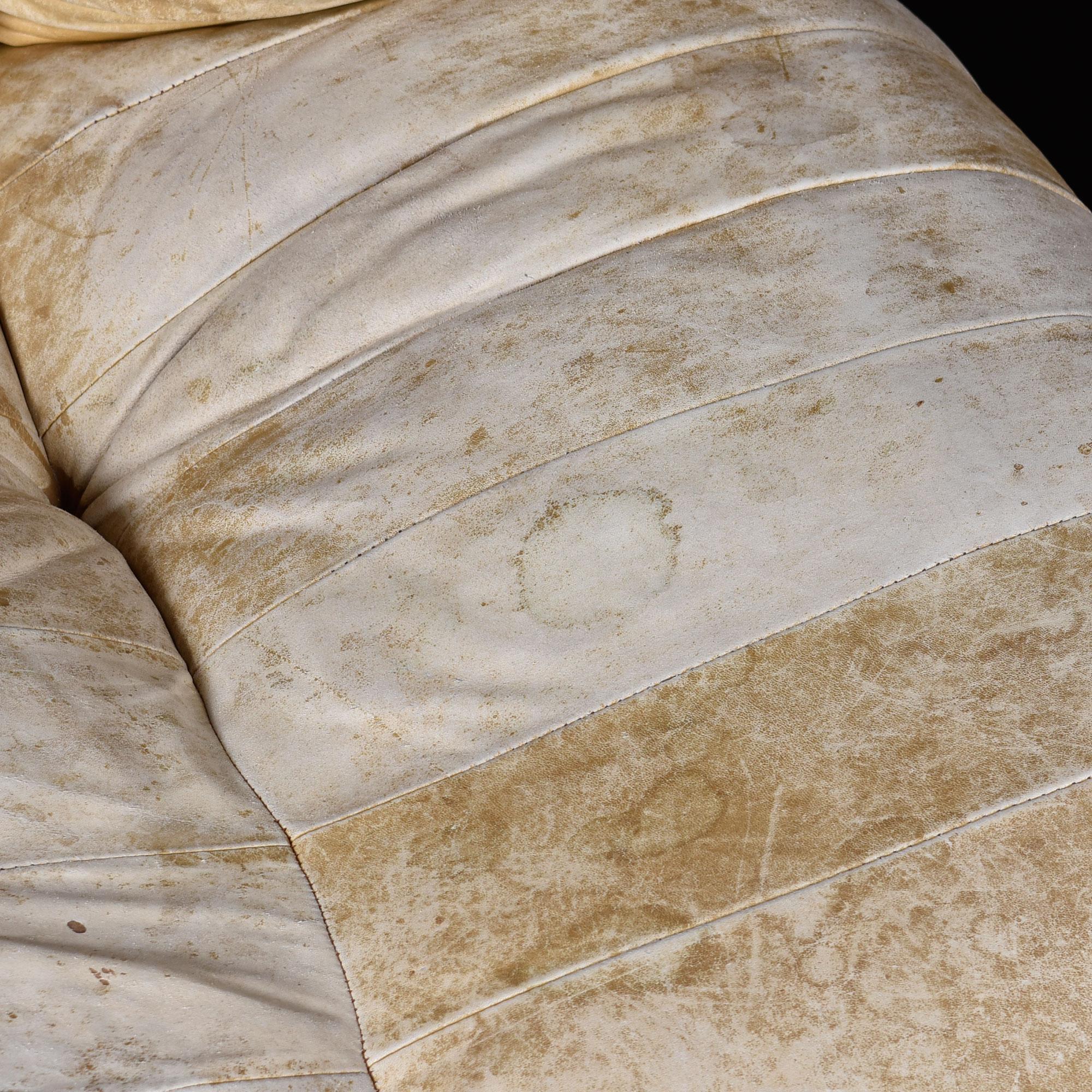 Paar Percival Lafer MP-116 modulare Loungesessel in Original Tan Leder 7