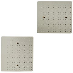 Pair of Perforated French Sconces