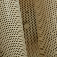 Pair of Perforated Metal Sconces in the Style of Mathieu Matégot