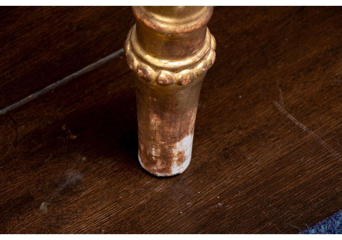 Pair of Late George III Demilune Console Tables for Restoration For Sale 7