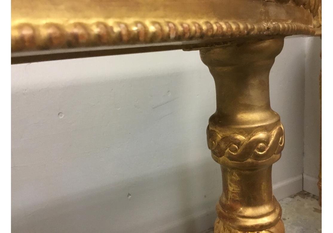 Pair of Period Adam Style Demilune Console Tables For Sale 12